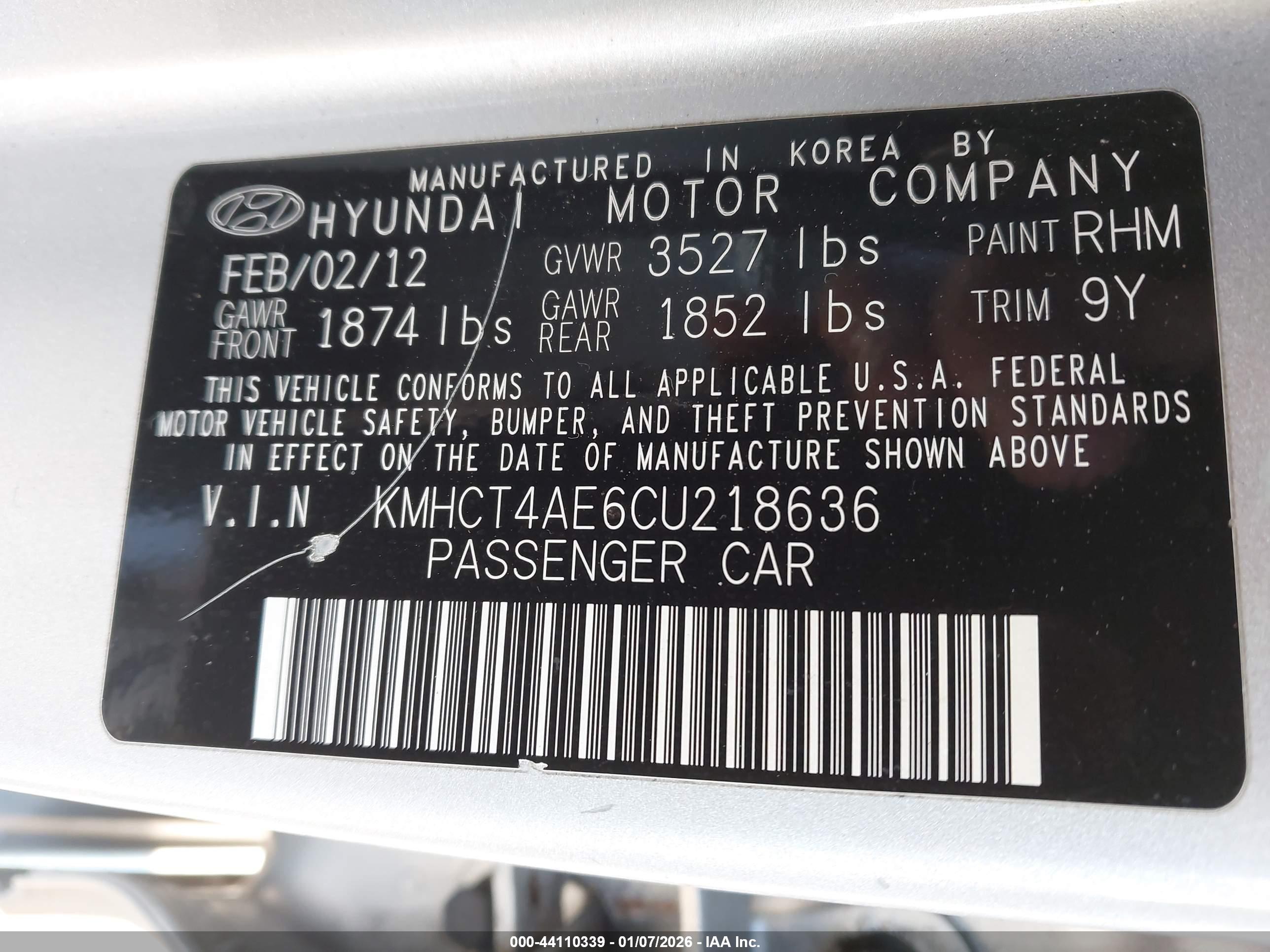 HYUNDAI ACCENT image 9