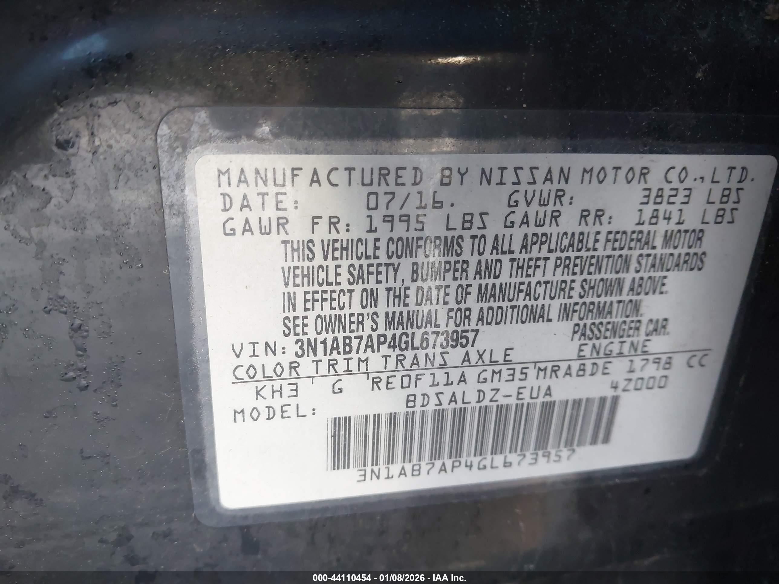 NISSAN SENTRA image 9