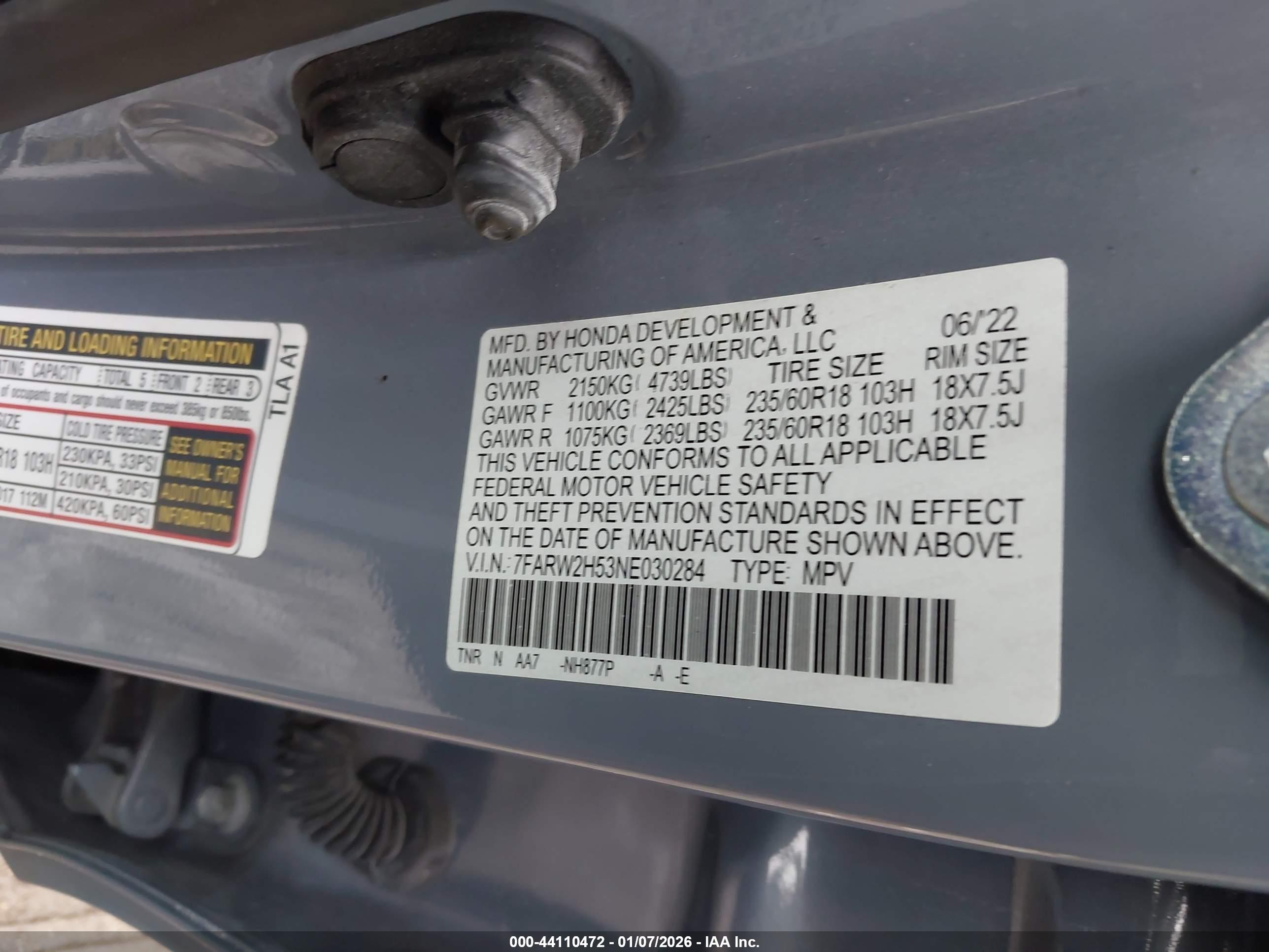 HONDA CR-V image 9