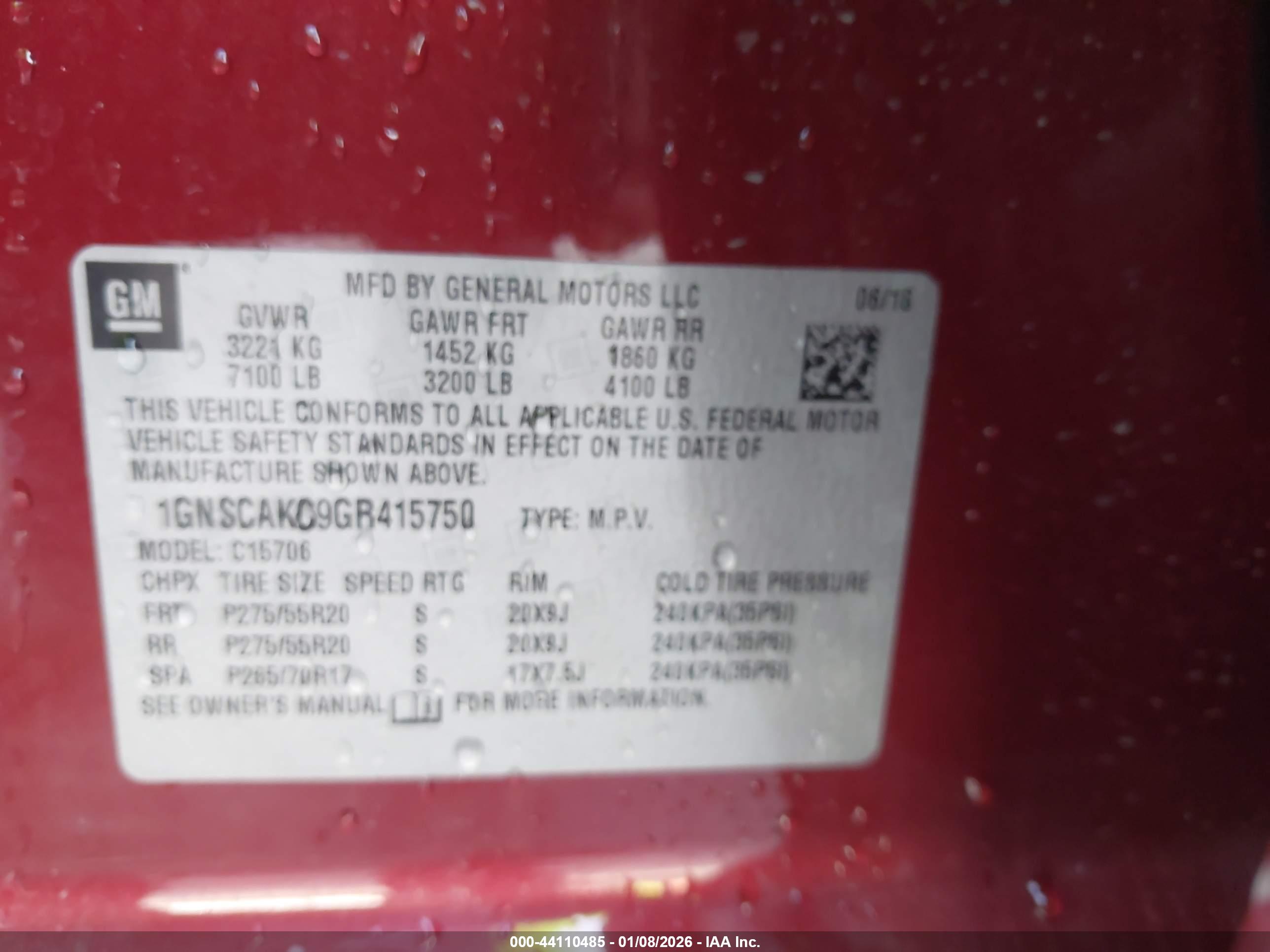 CHEVROLET TAHOE image 9