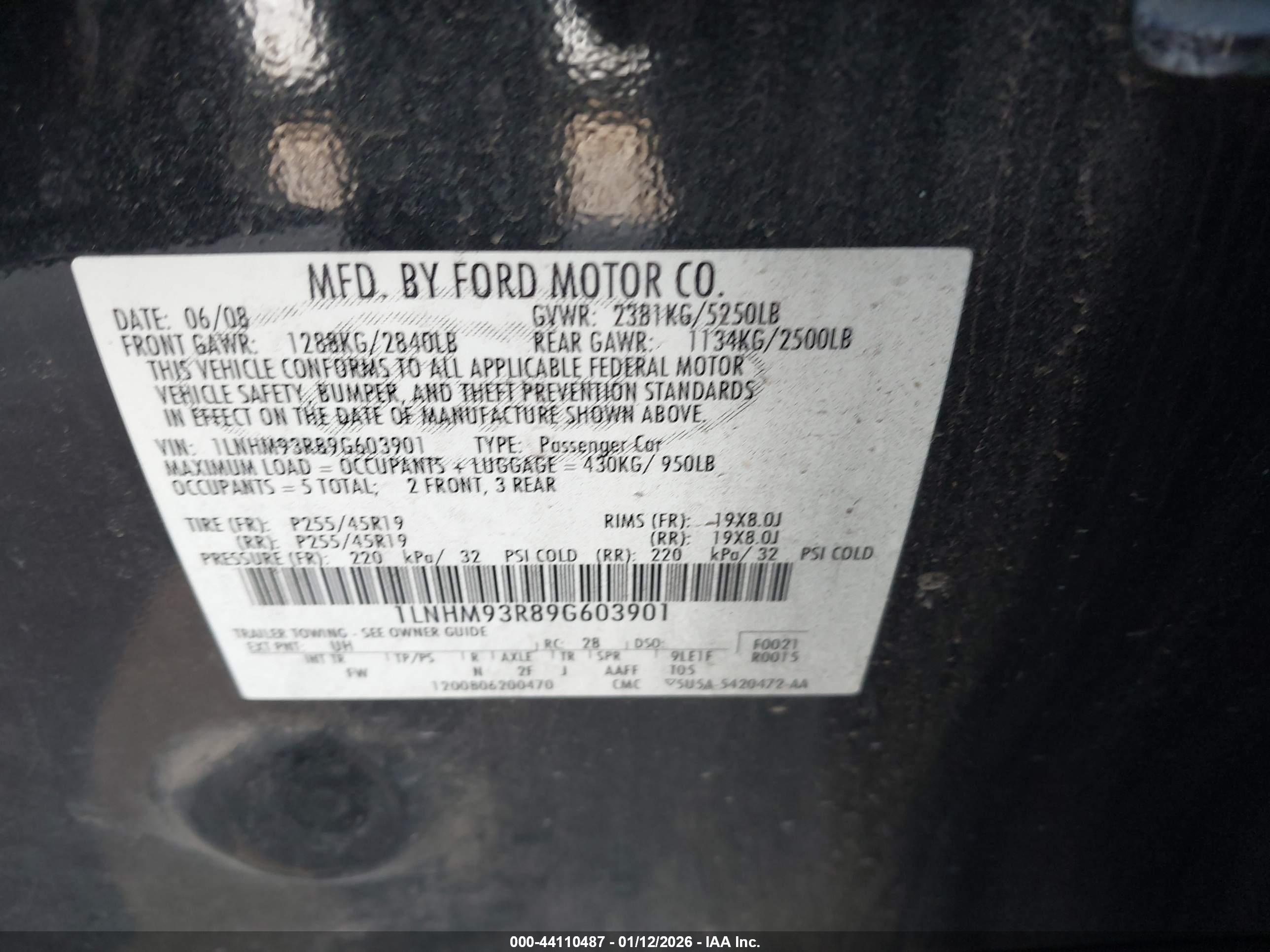 LINCOLN MKS image 9