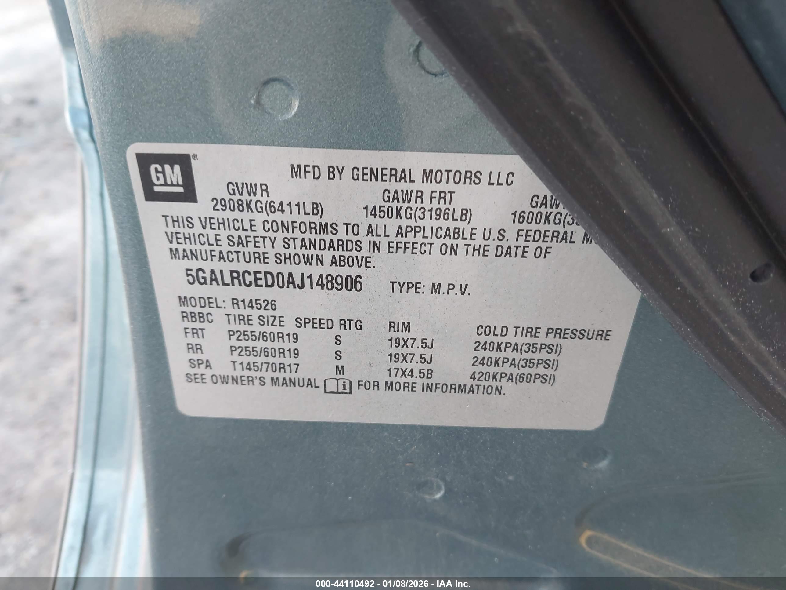 BUICK ENCLAVE image 9