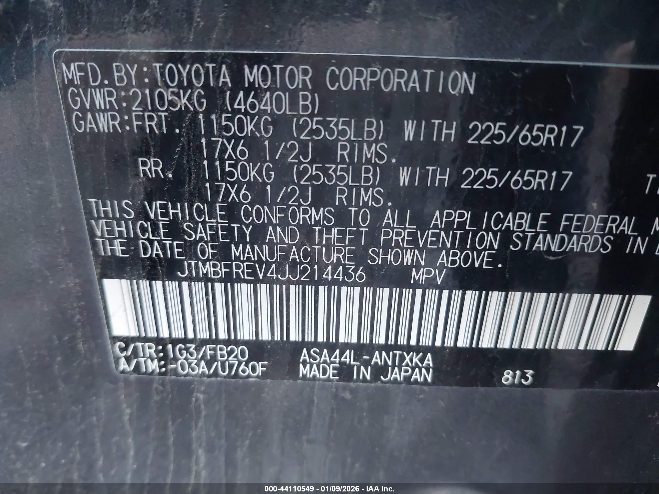 TOYOTA RAV4 image 9