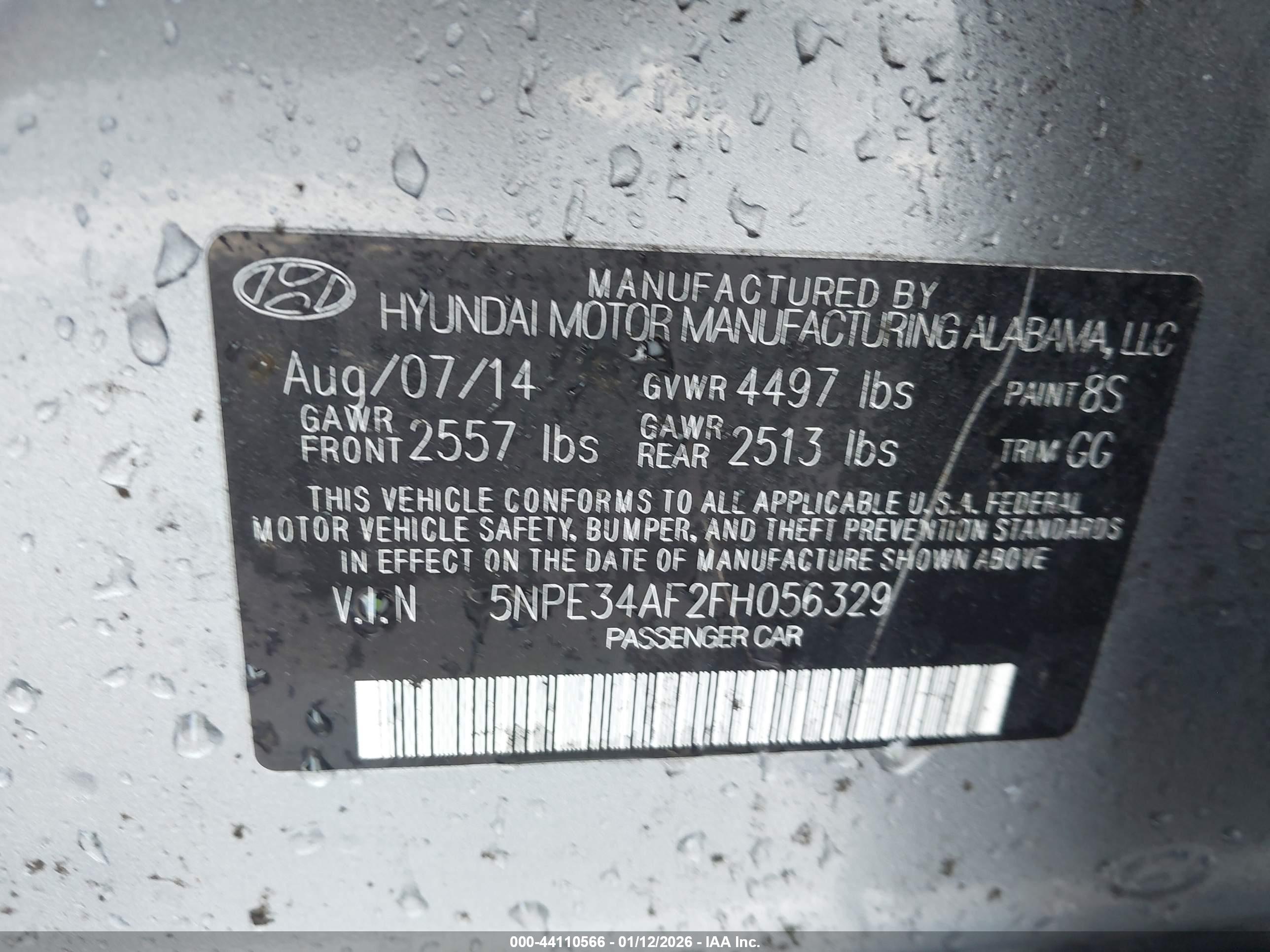 HYUNDAI SONATA image 9