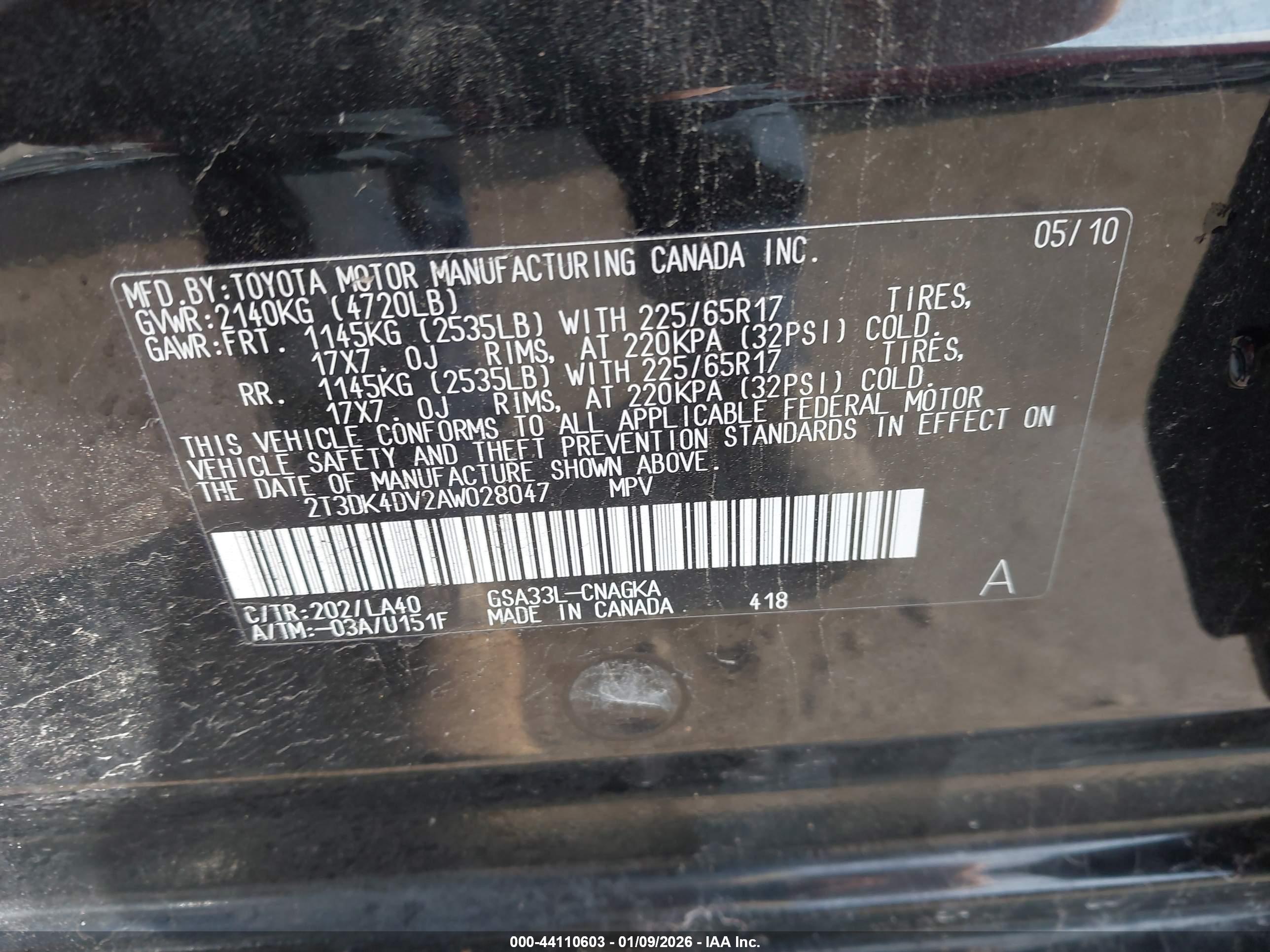 TOYOTA RAV4 image 9