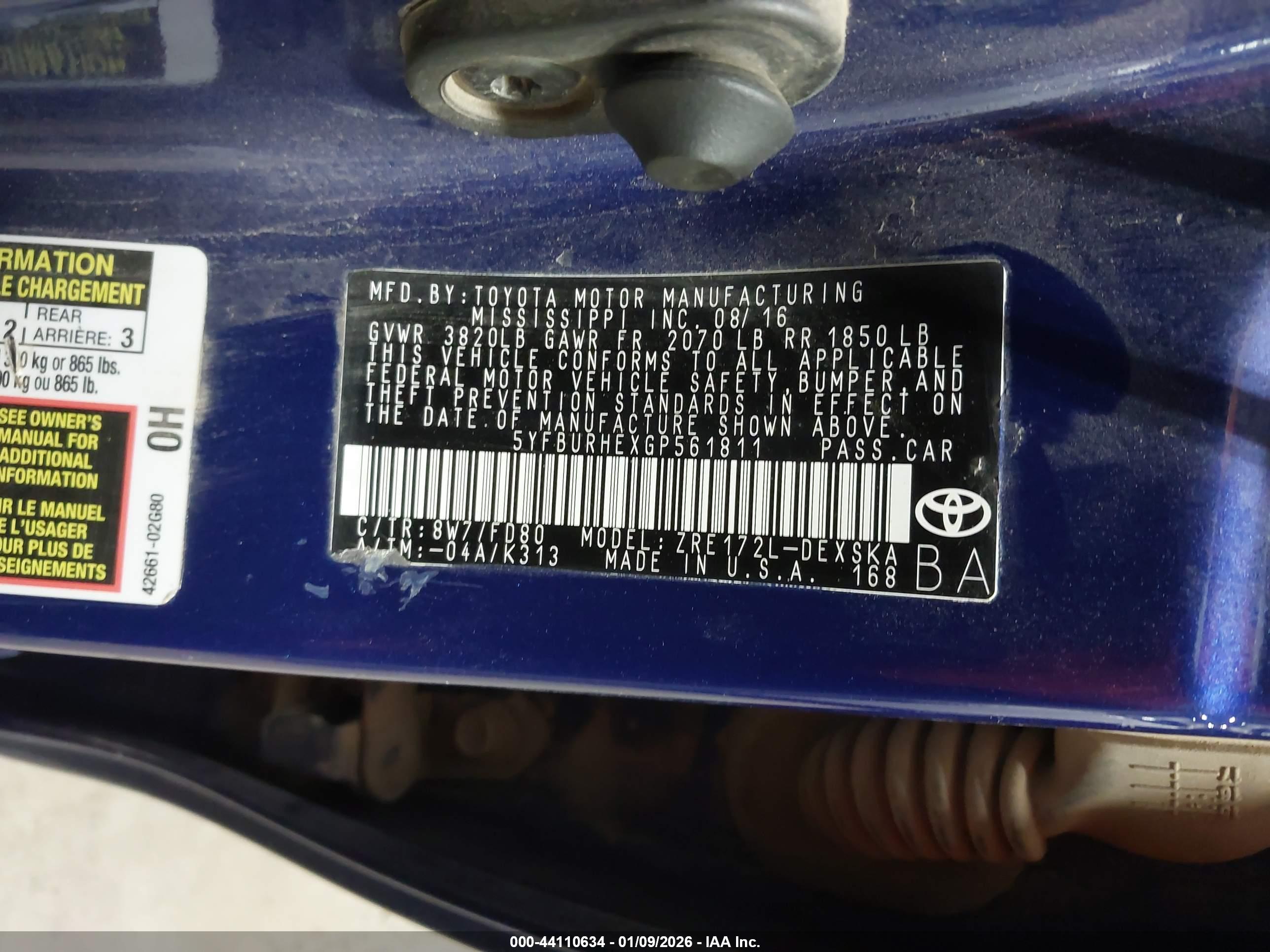 TOYOTA COROLLA image 9