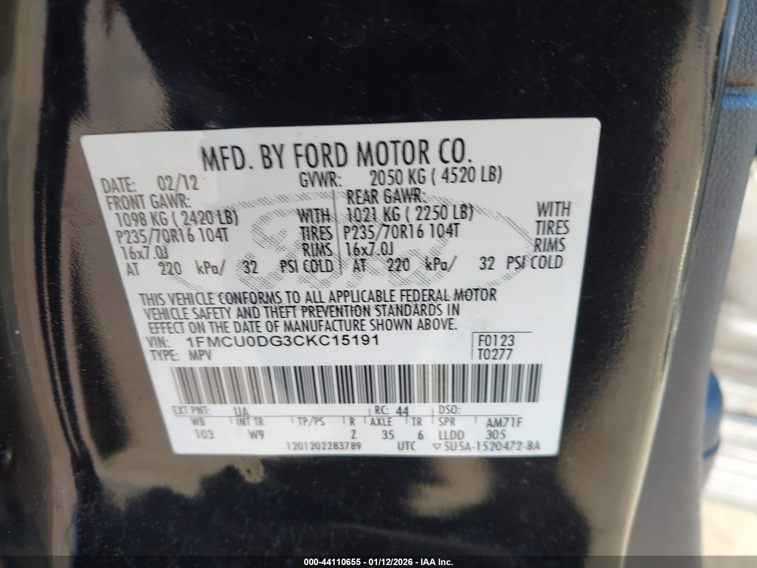 FORD ESCAPE image 9