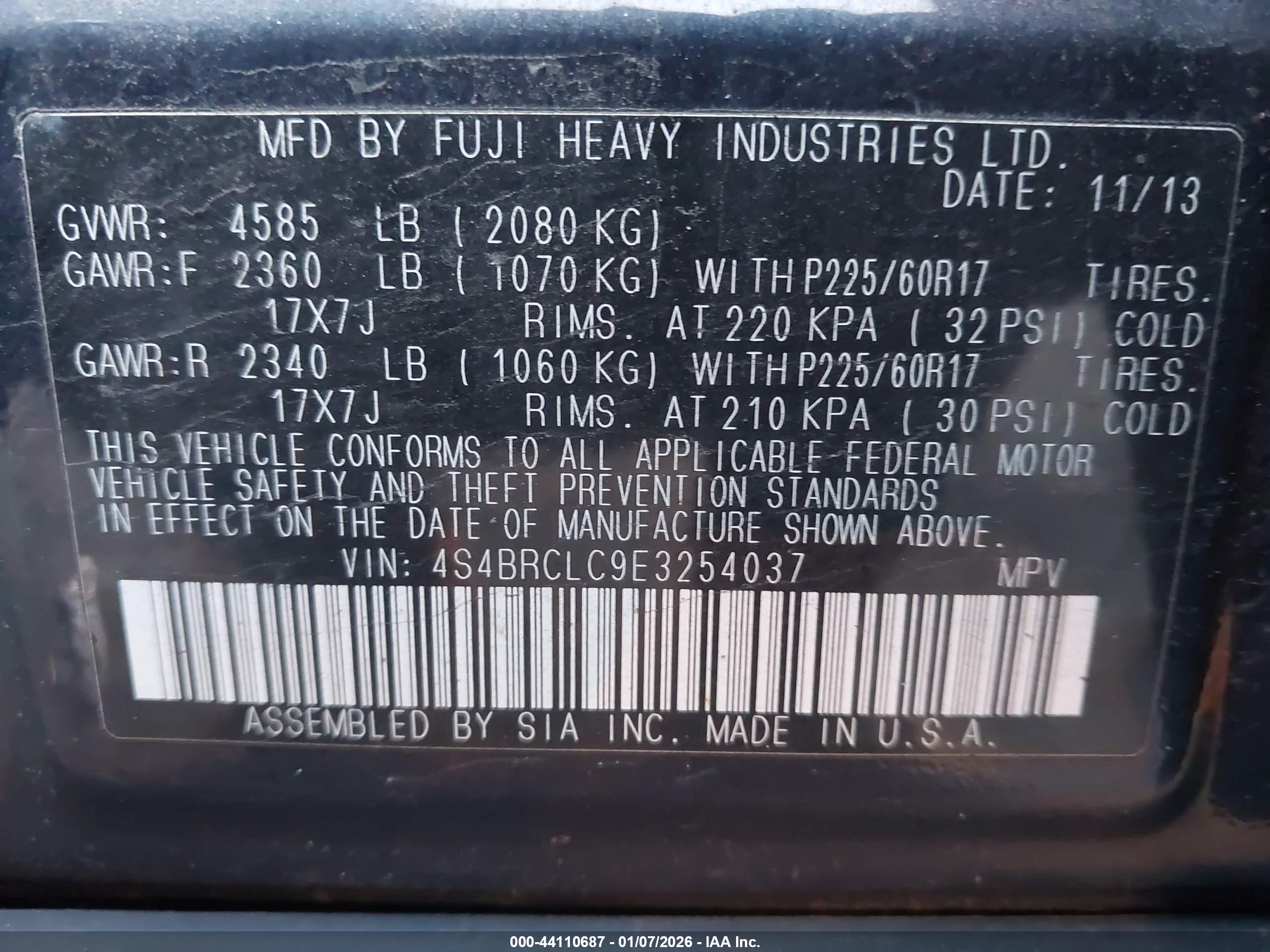 SUBARU OUTBACK image 9