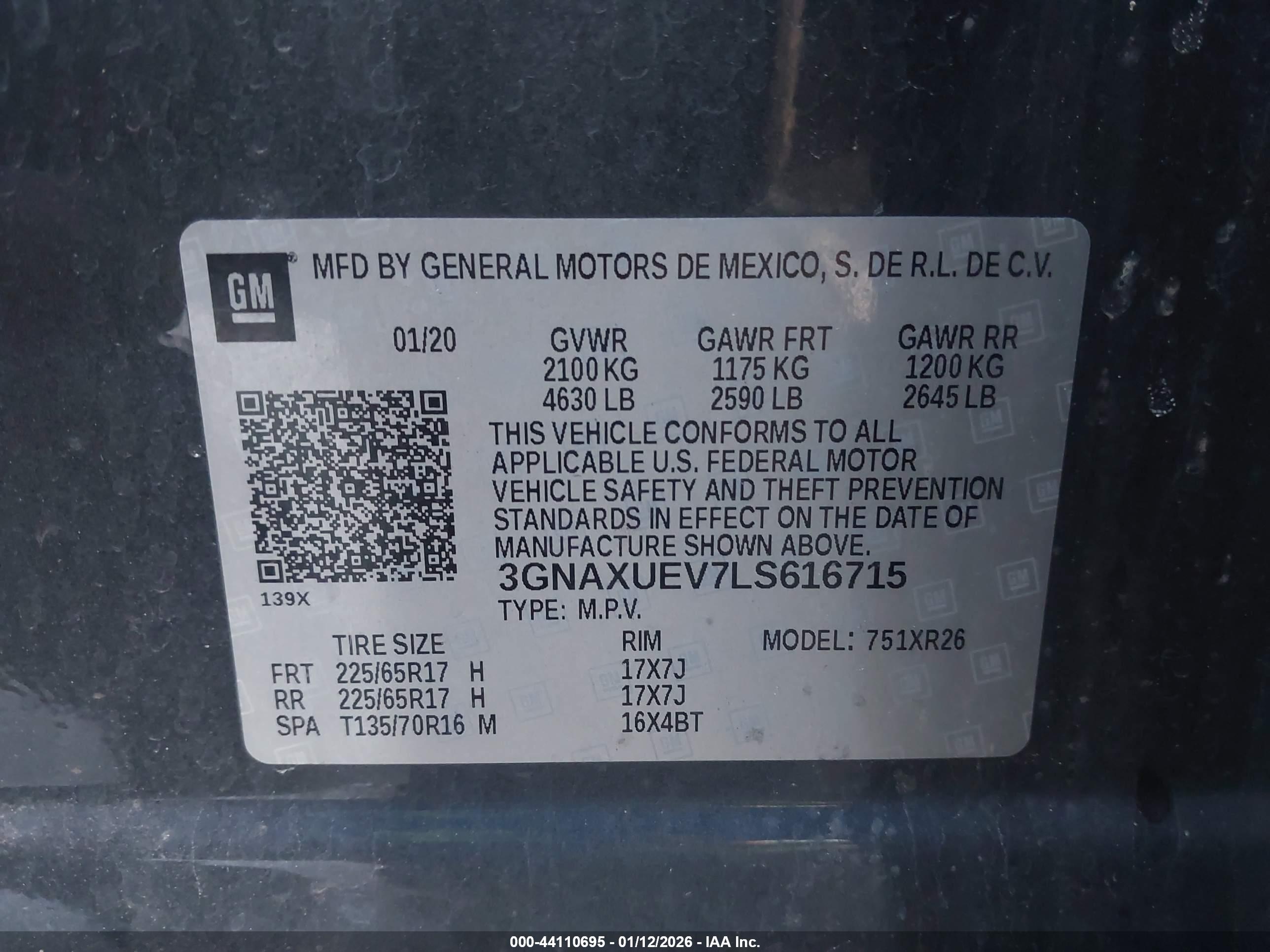 CHEVROLET EQUINOX image 9