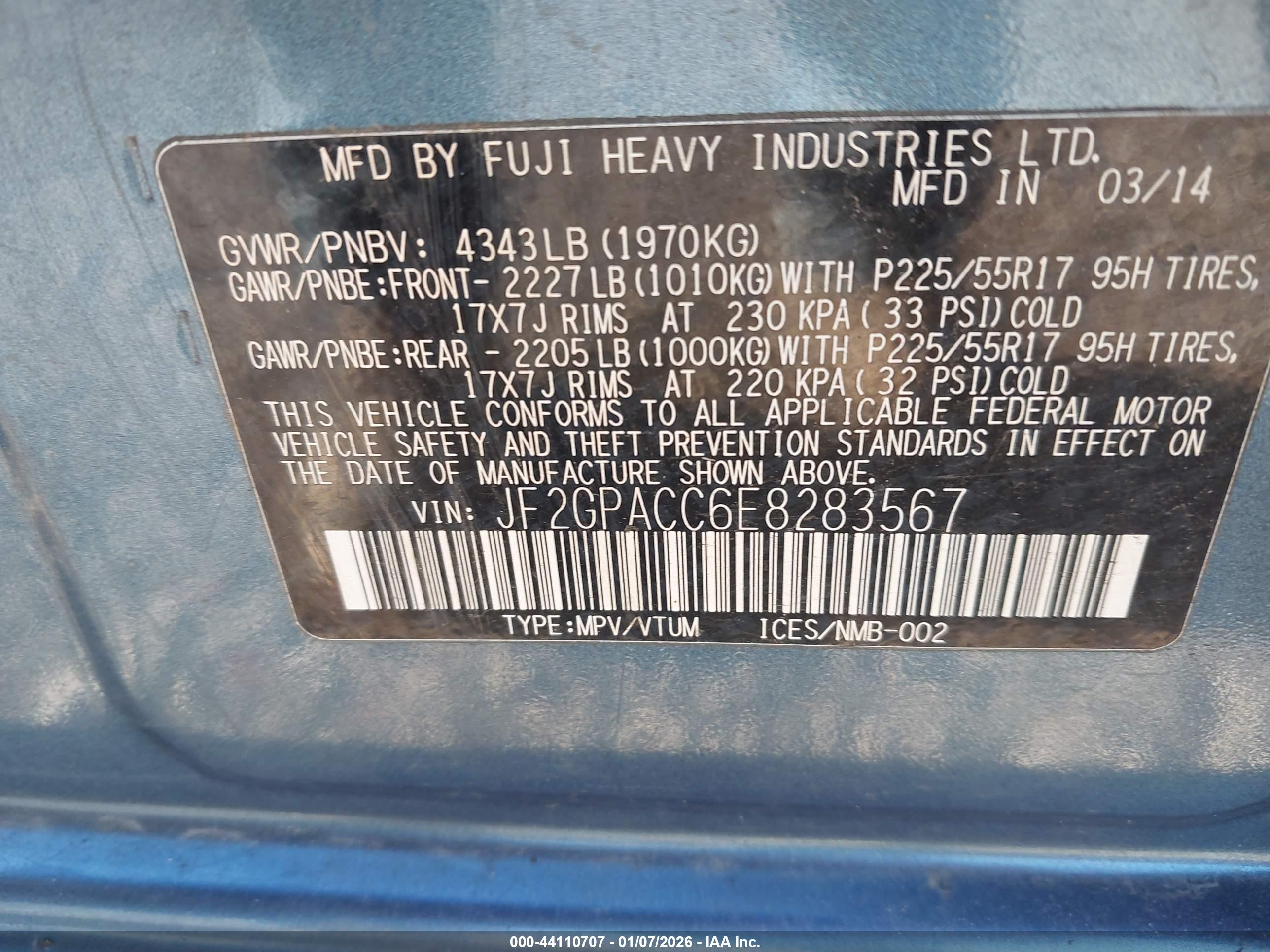 SUBARU XV image 9