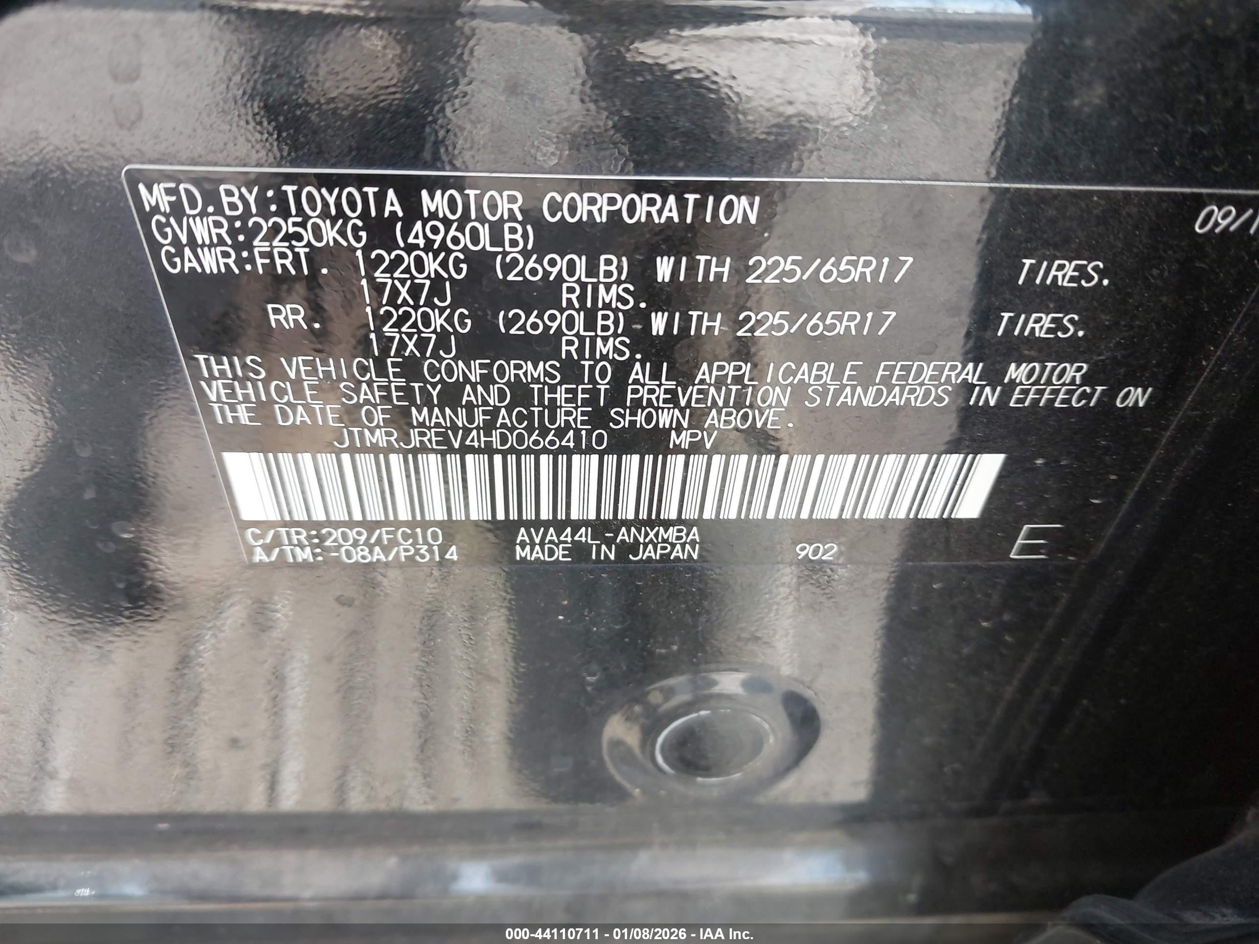TOYOTA RAV4 image 9