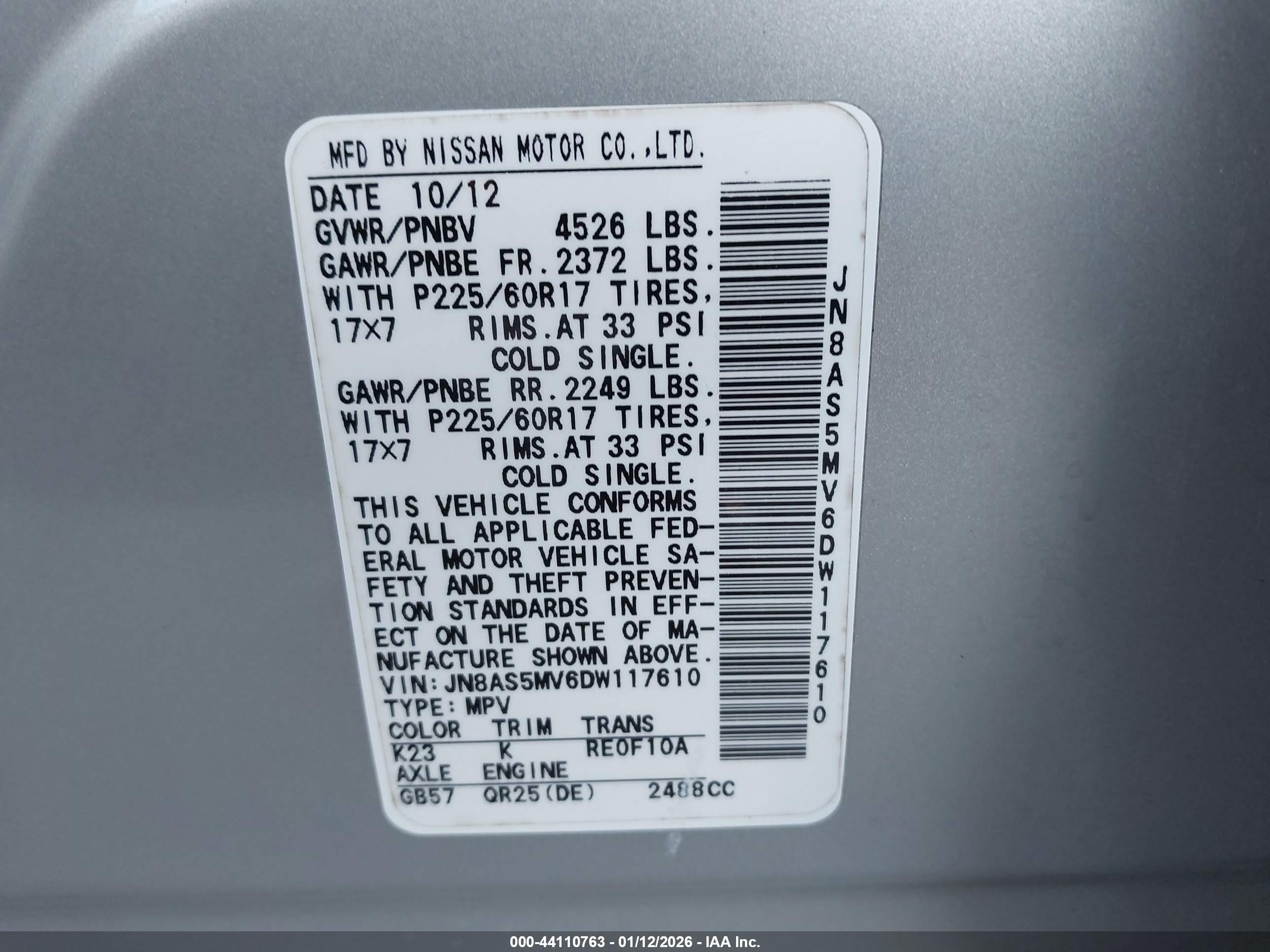 NISSAN ROGUE image 9