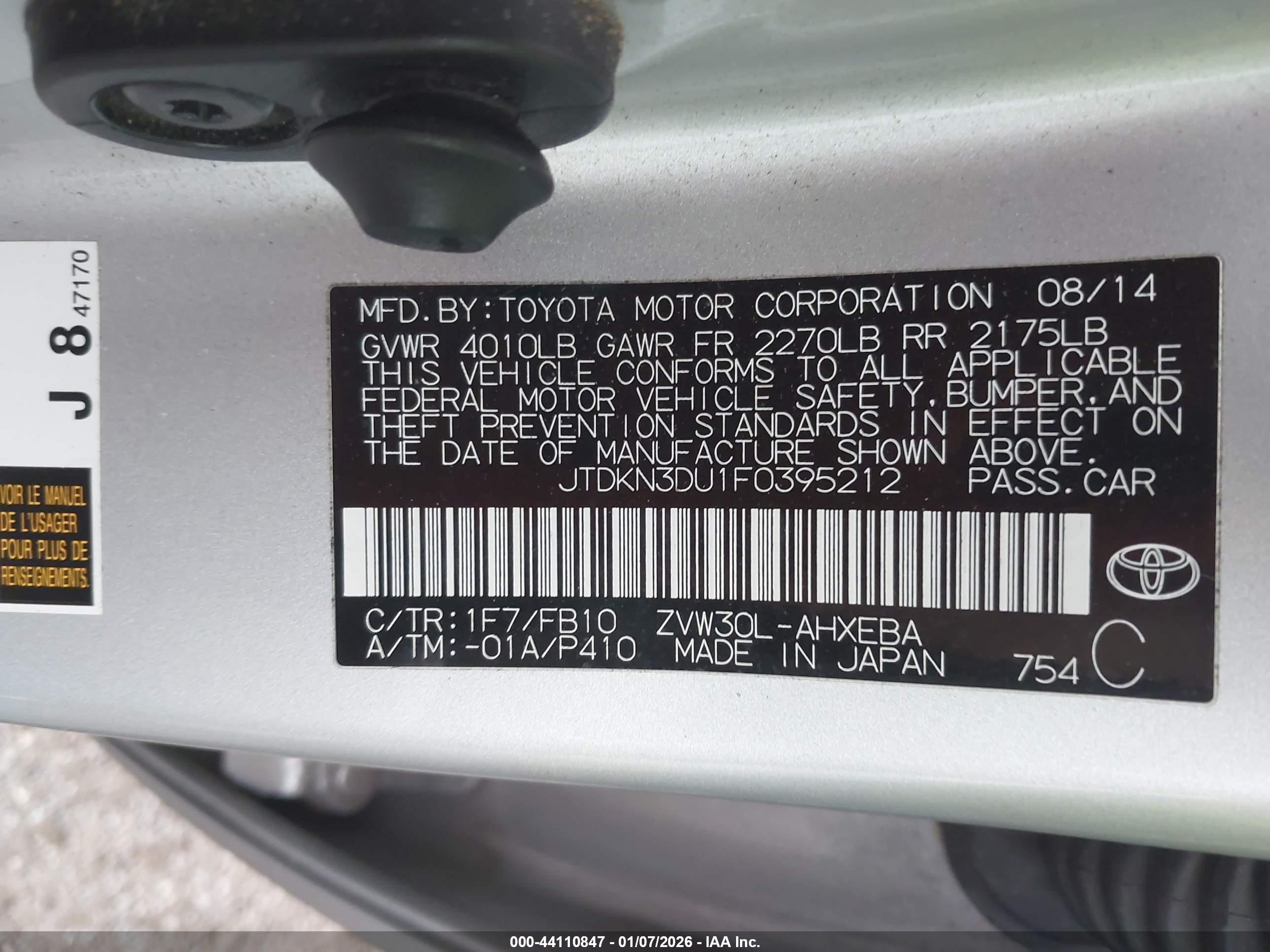 TOYOTA PRIUS image 9