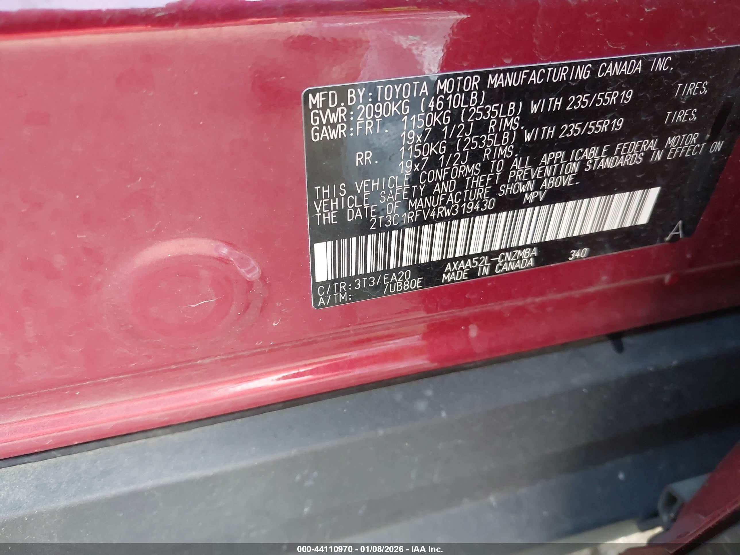 TOYOTA RAV4 image 9