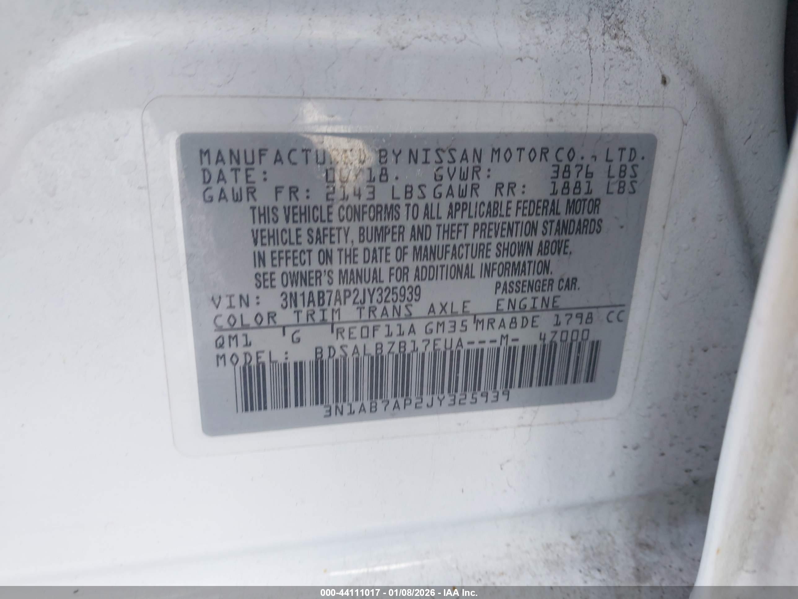 NISSAN SENTRA image 9