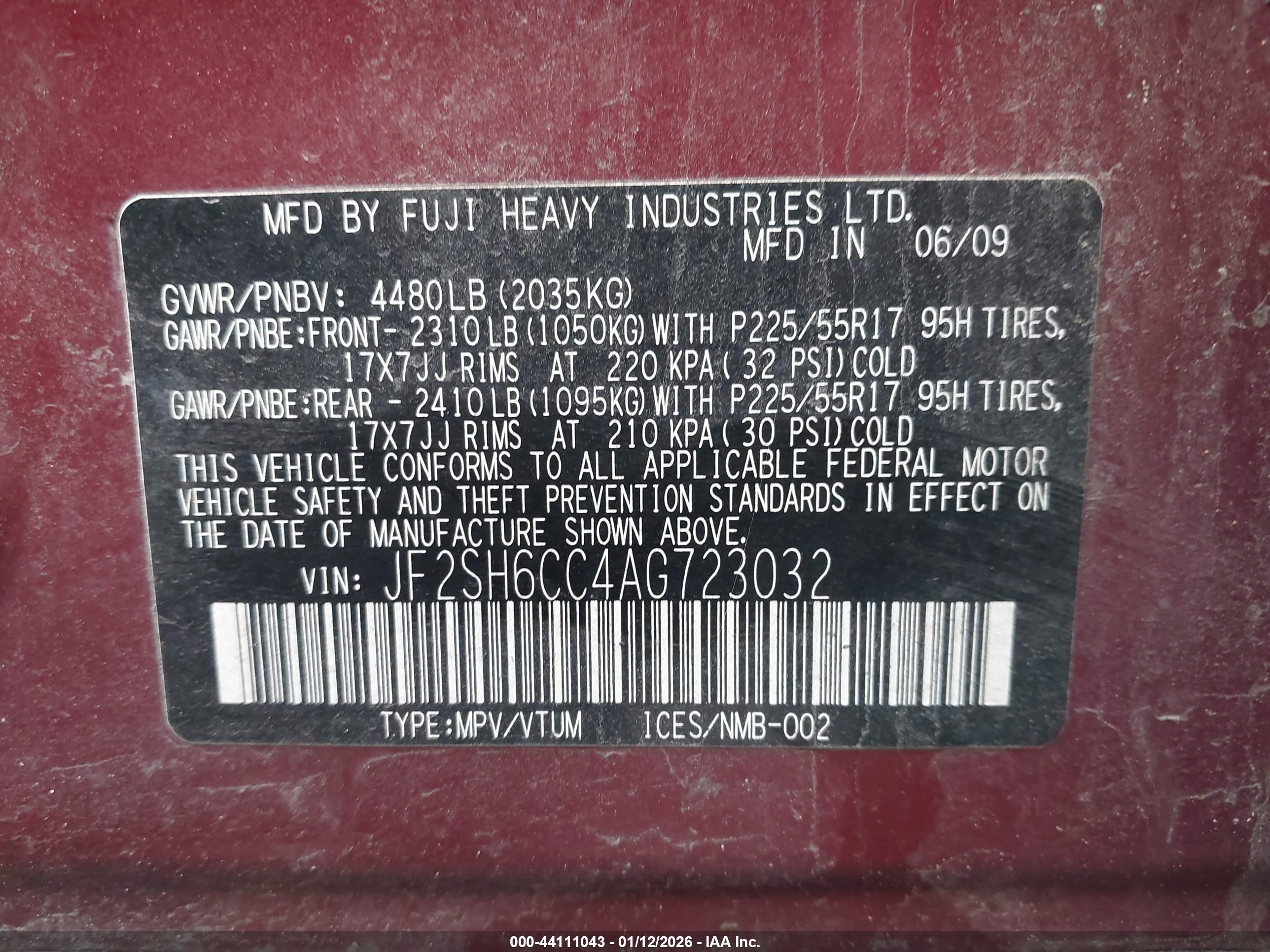 SUBARU FORESTER image 9