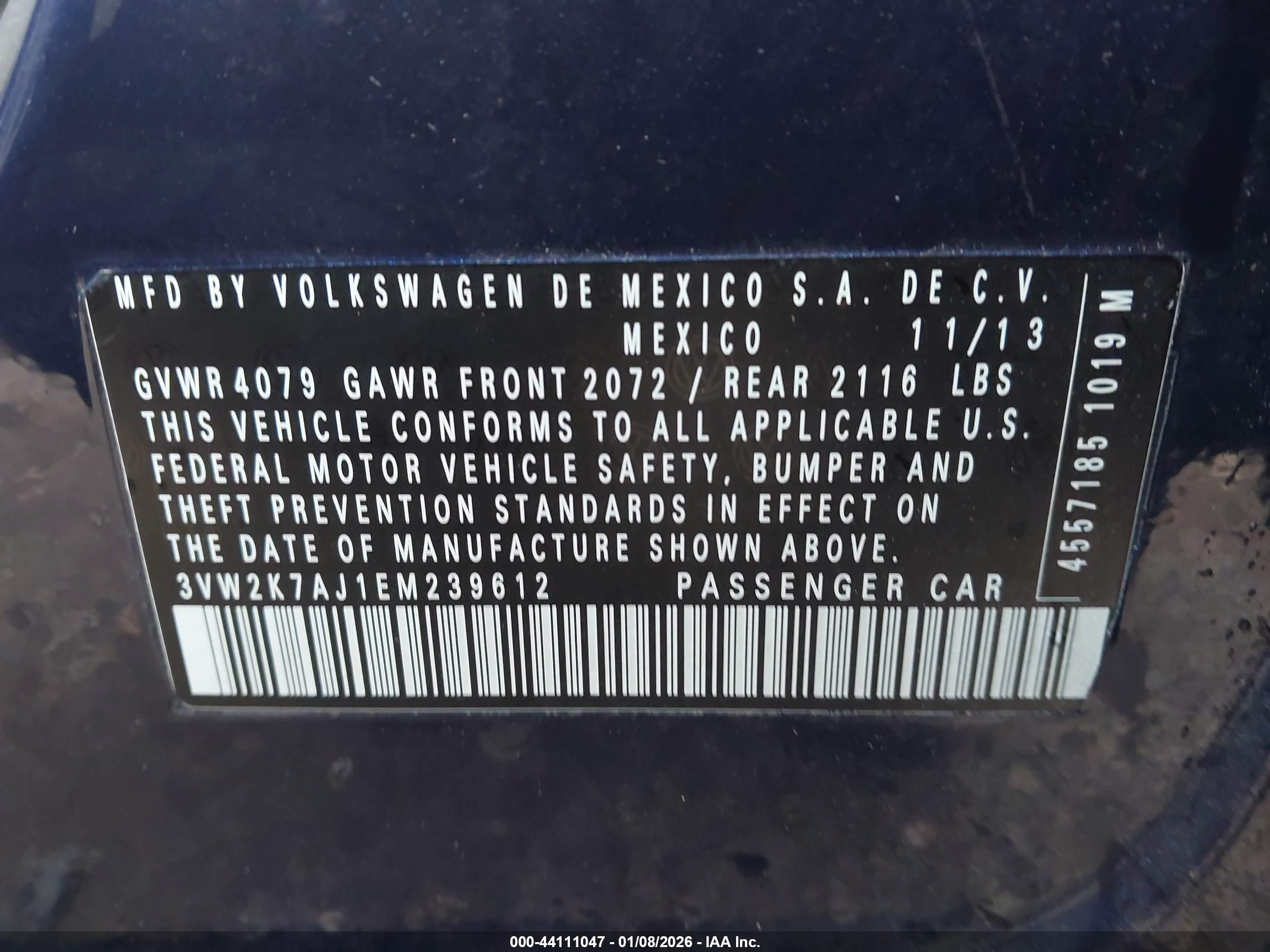 VOLKSWAGEN JETTA image 9