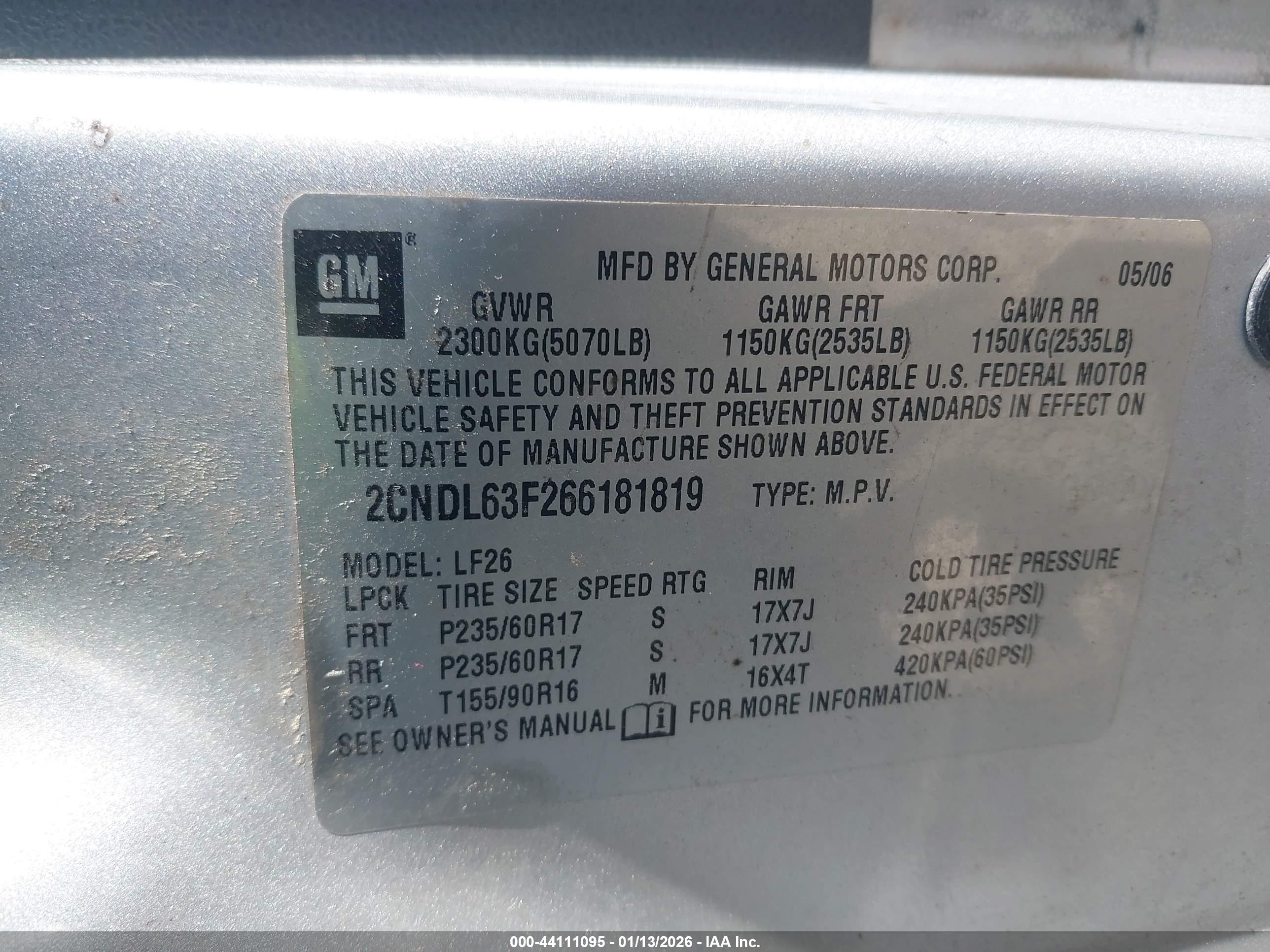 CHEVROLET EQUINOX image 9