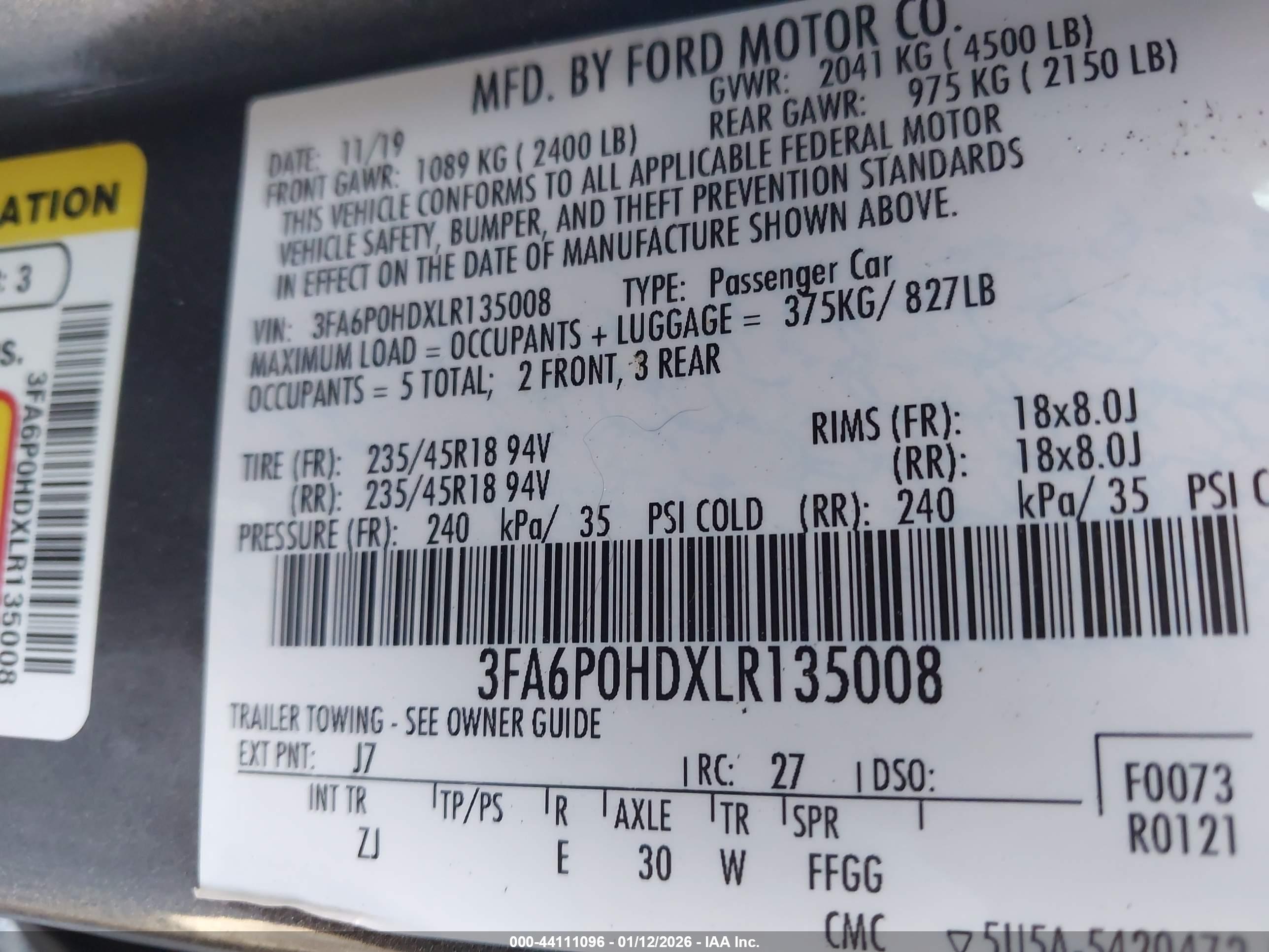 FORD FUSION image 9