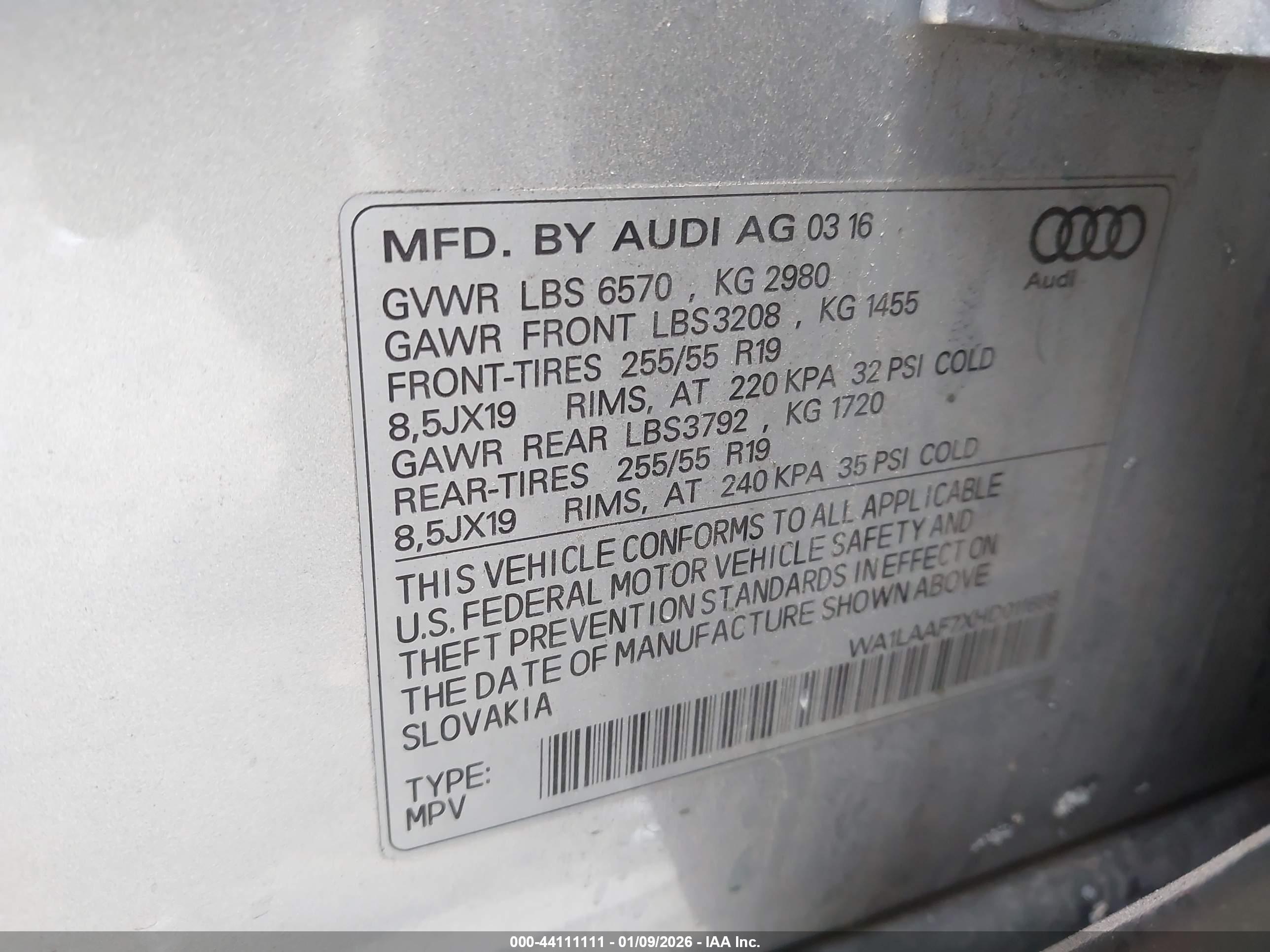 AUDI Q7 image 9