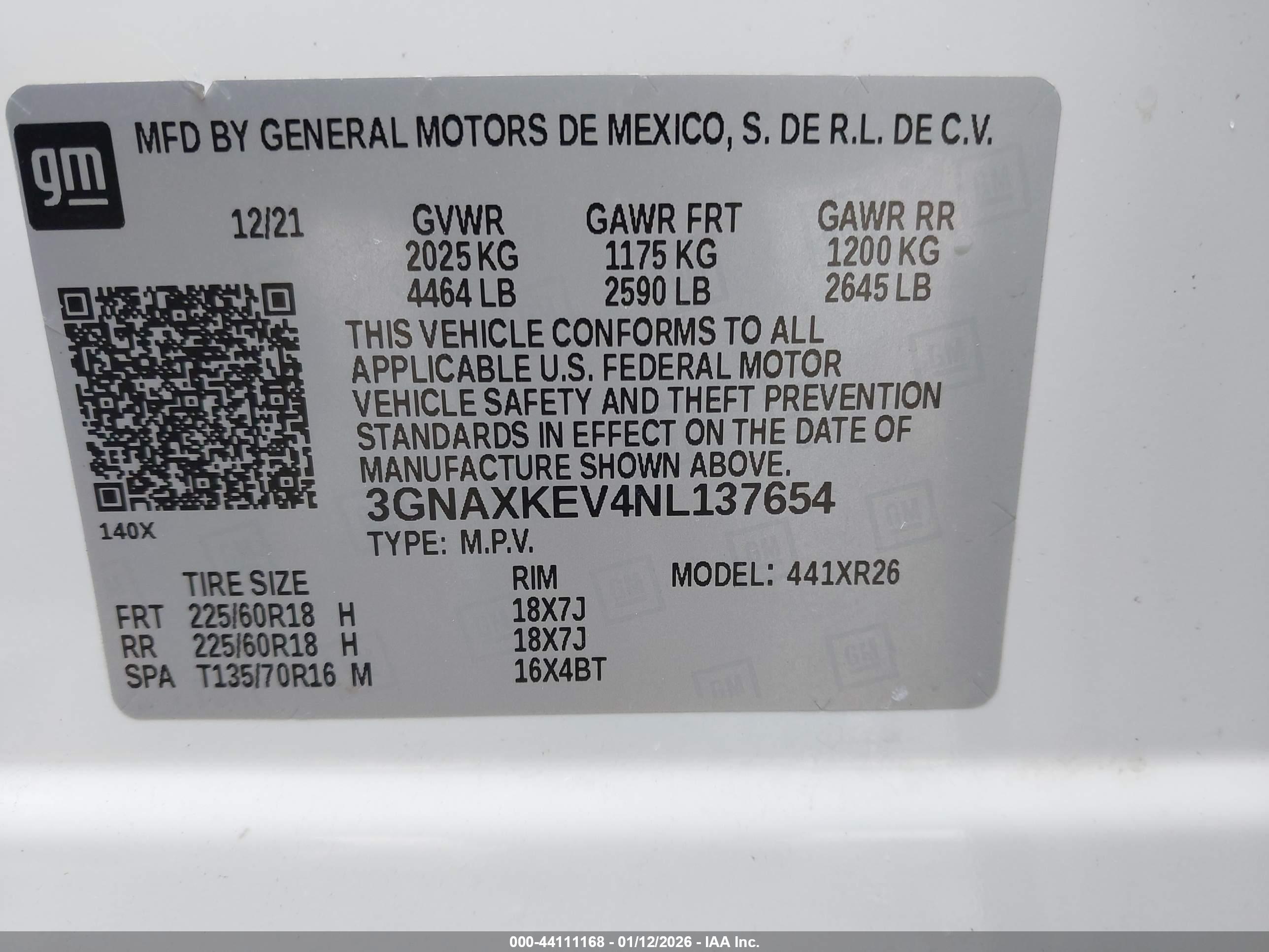 CHEVROLET EQUINOX image 9