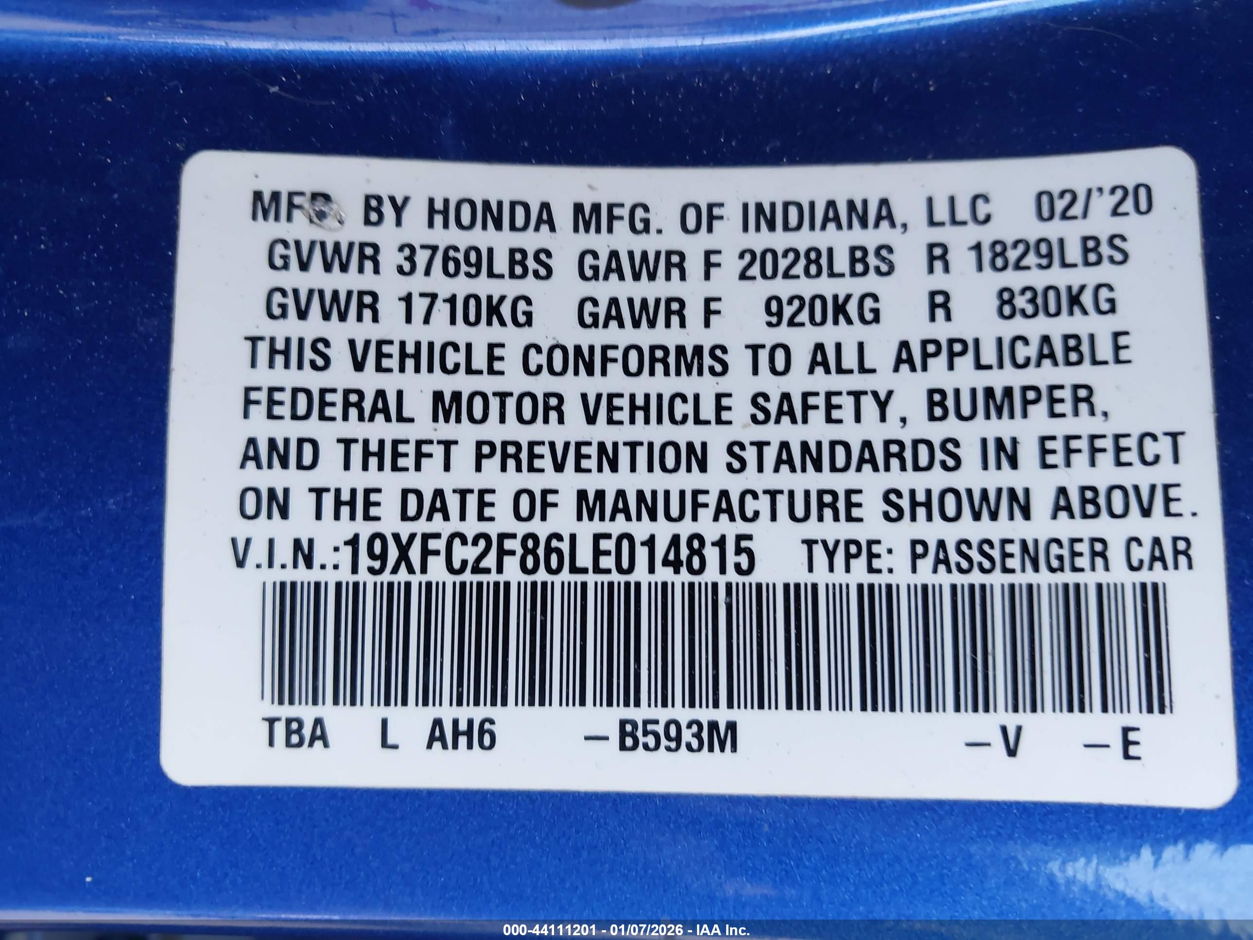 HONDA CIVIC image 9