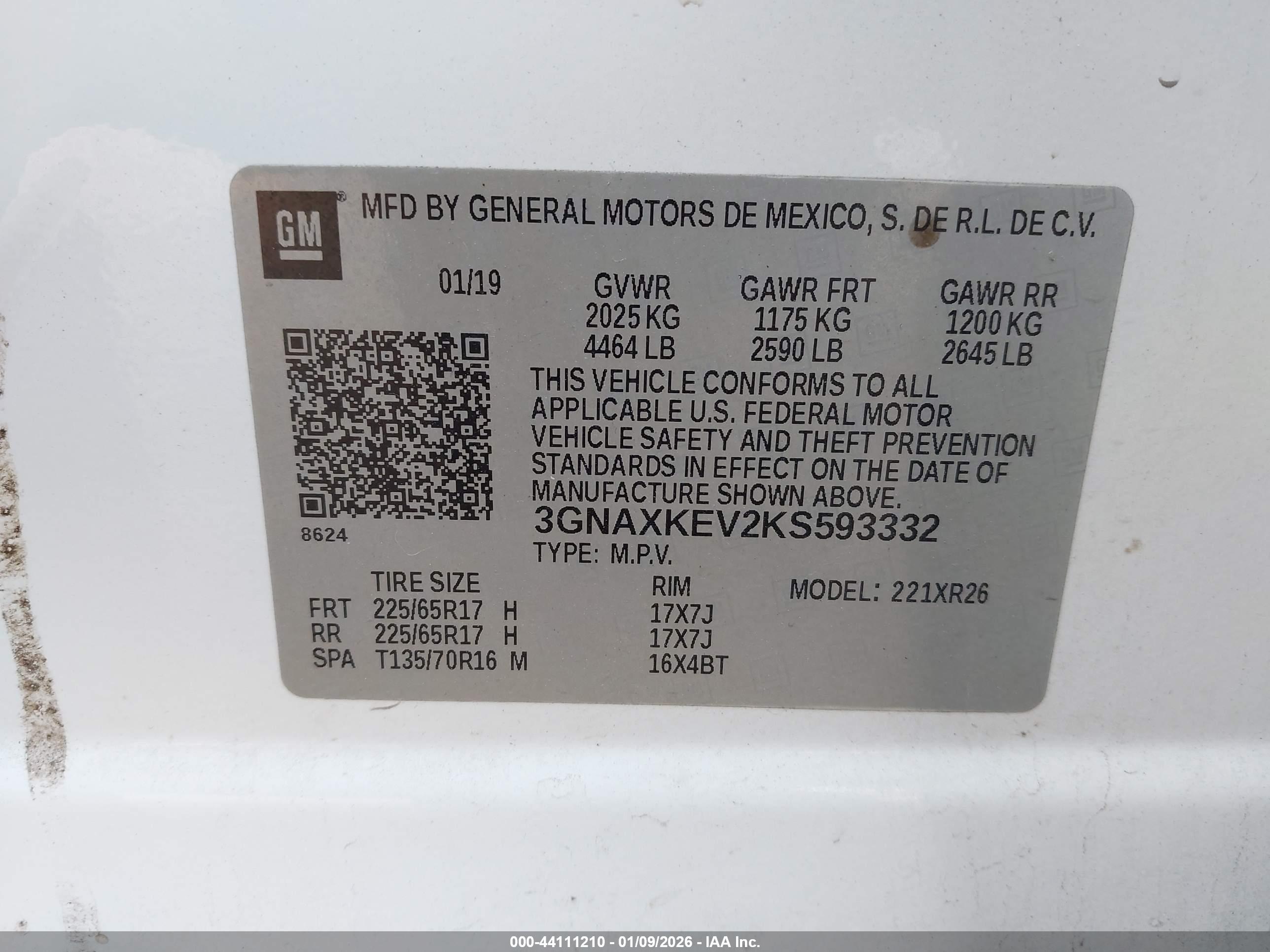 CHEVROLET EQUINOX image 9
