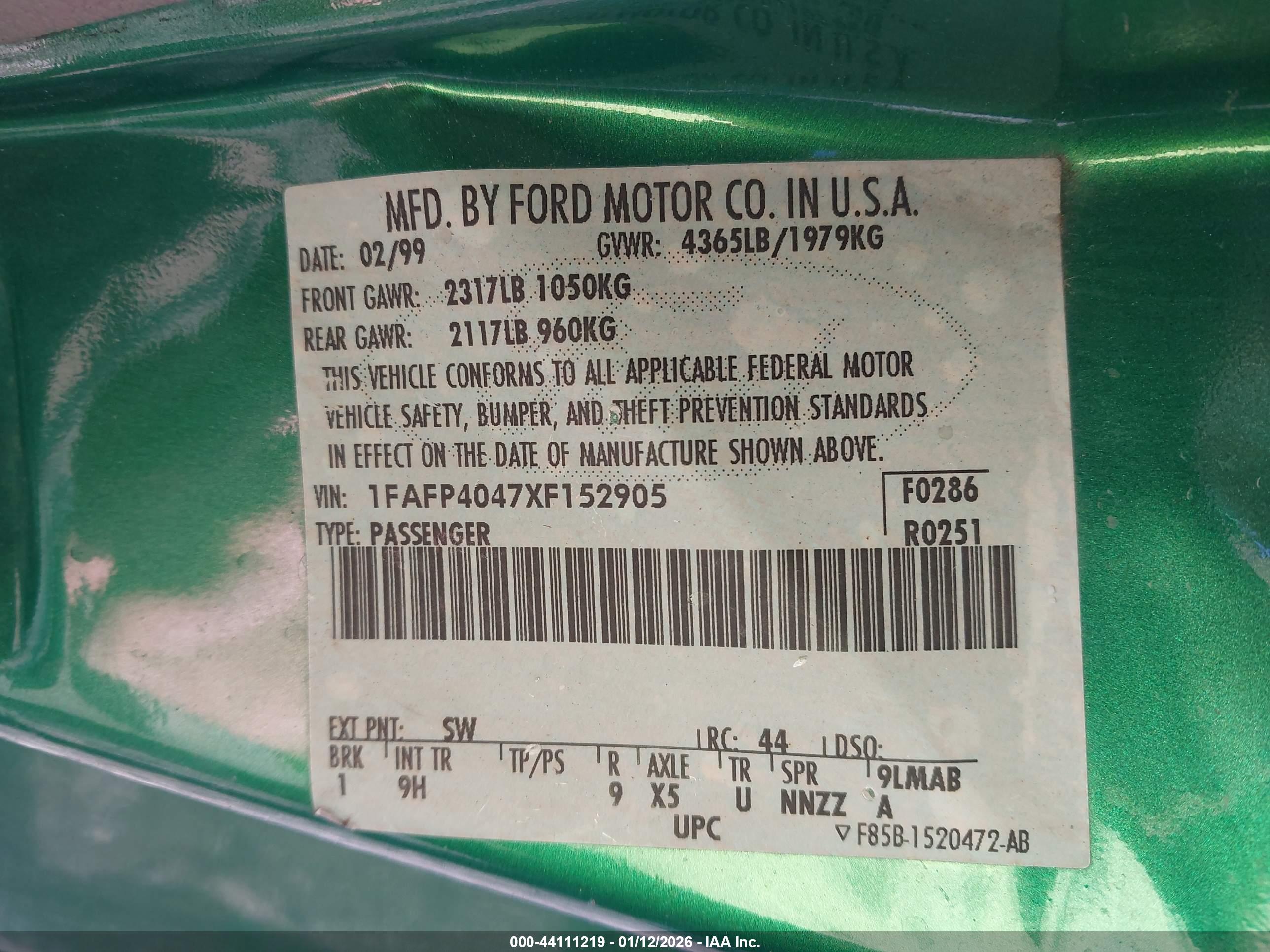 FORD MUSTANG image 9