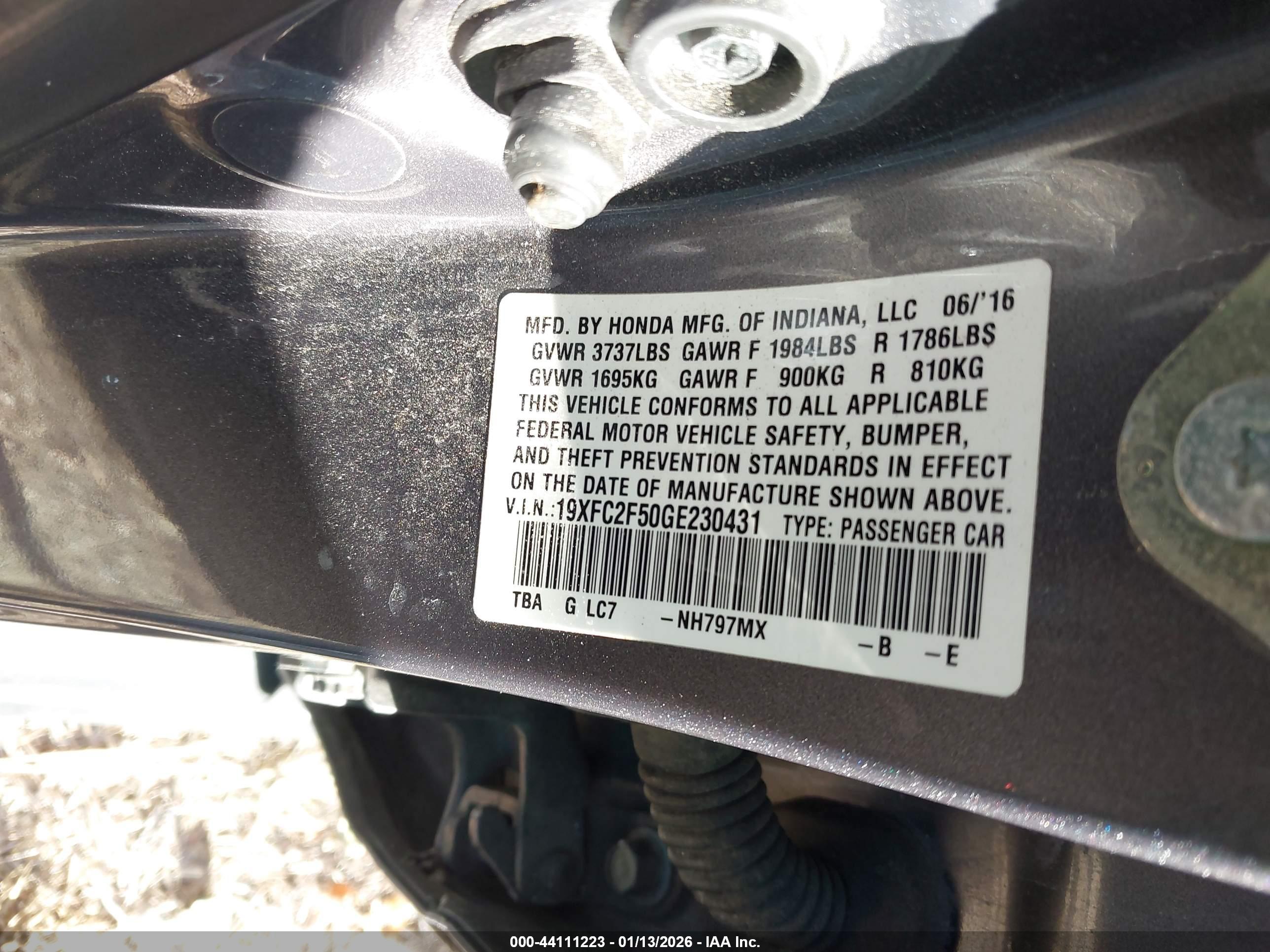 HONDA CIVIC image 9