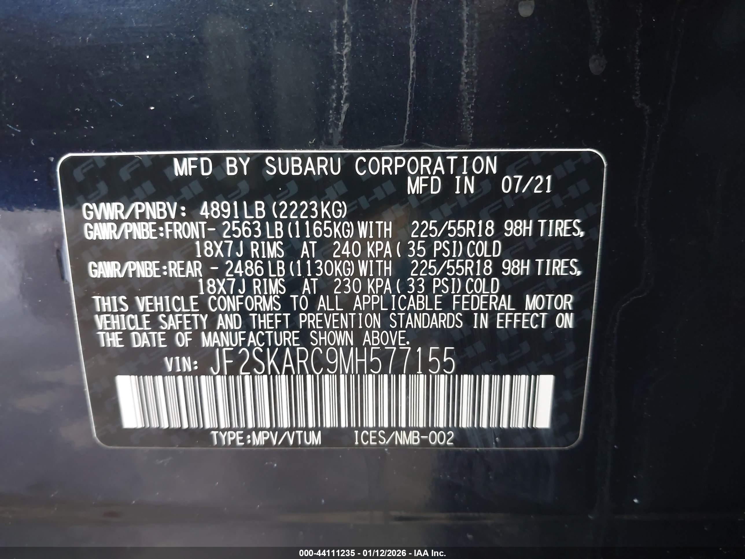 SUBARU FORESTER image 9