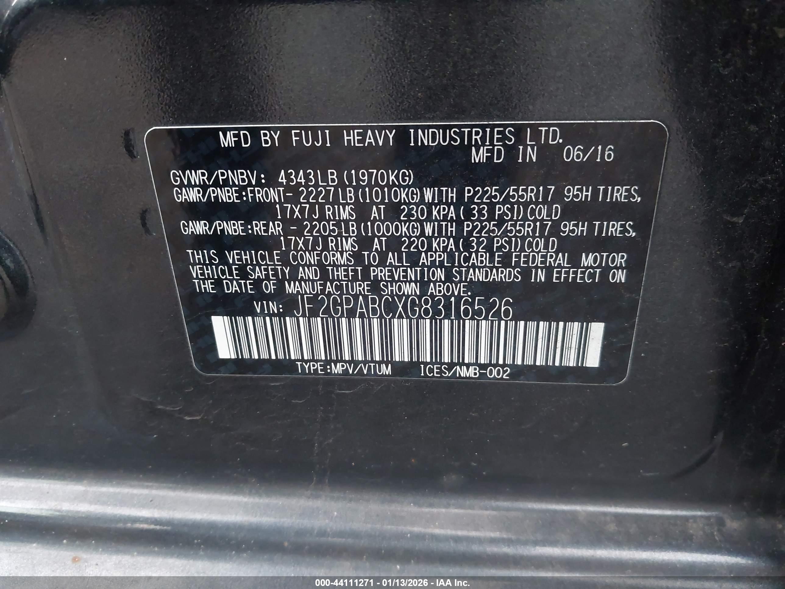 SUBARU CROSSTREK image 9