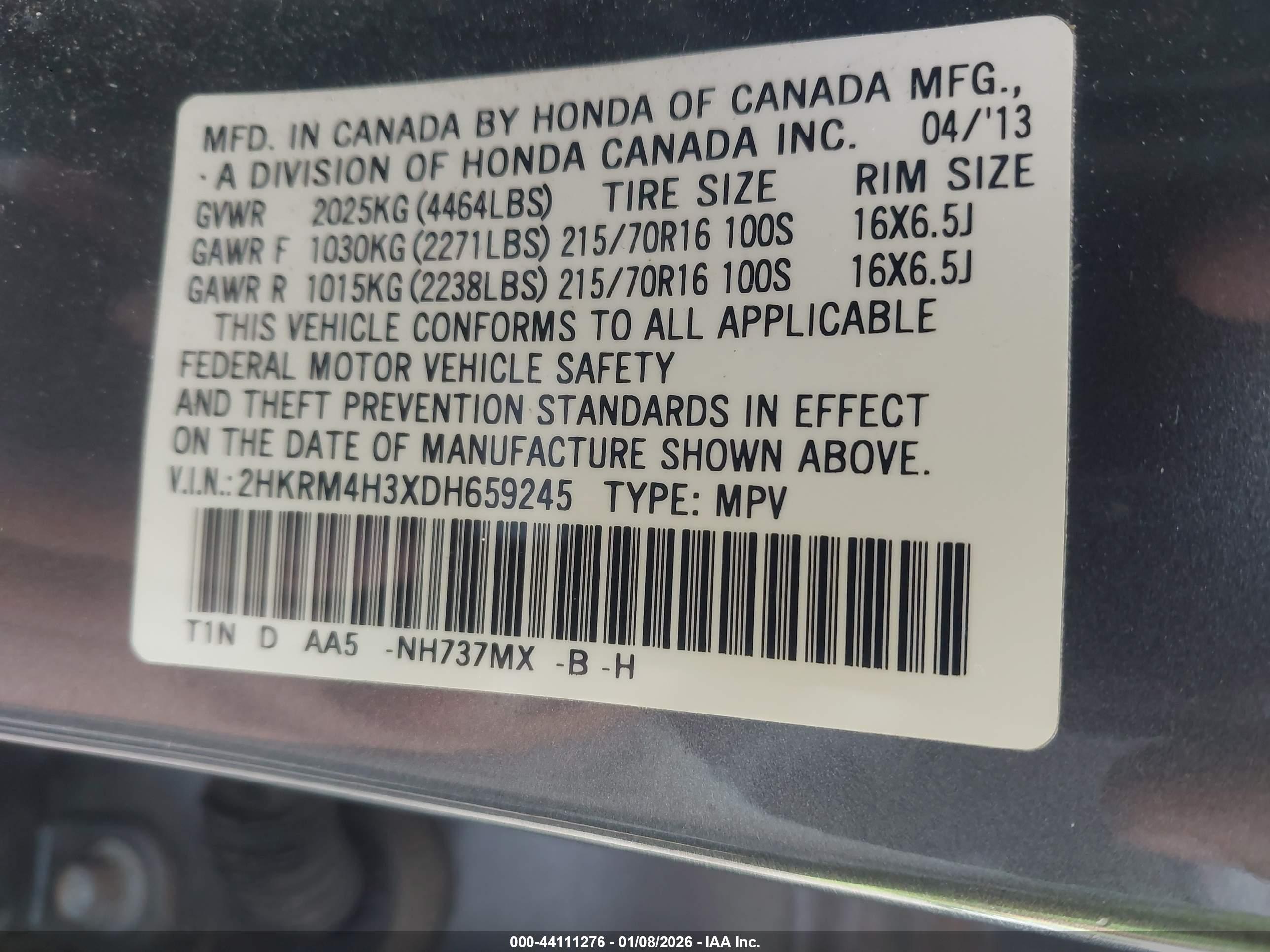 HONDA CR-V image 9