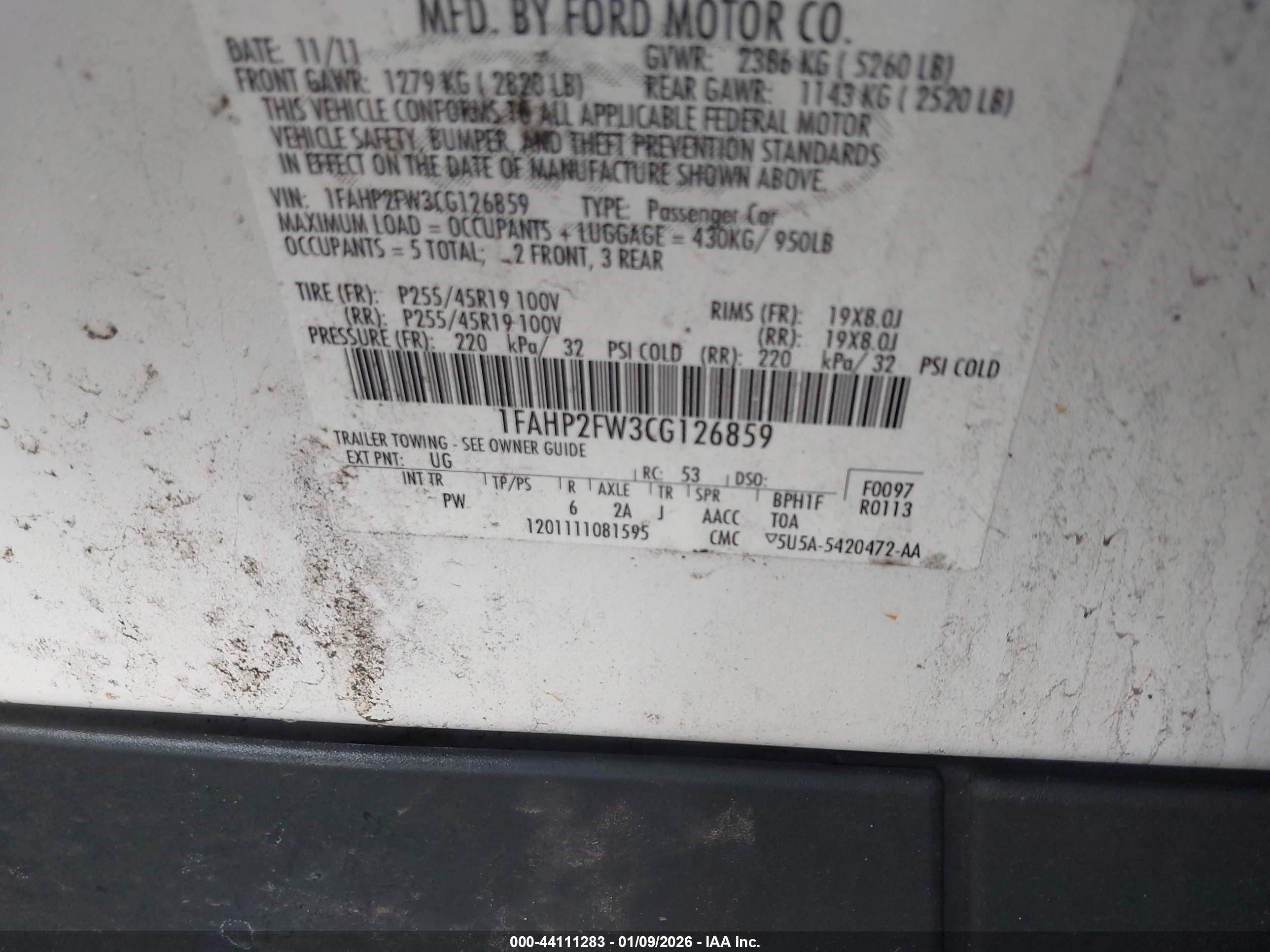 FORD TAURUS image 9