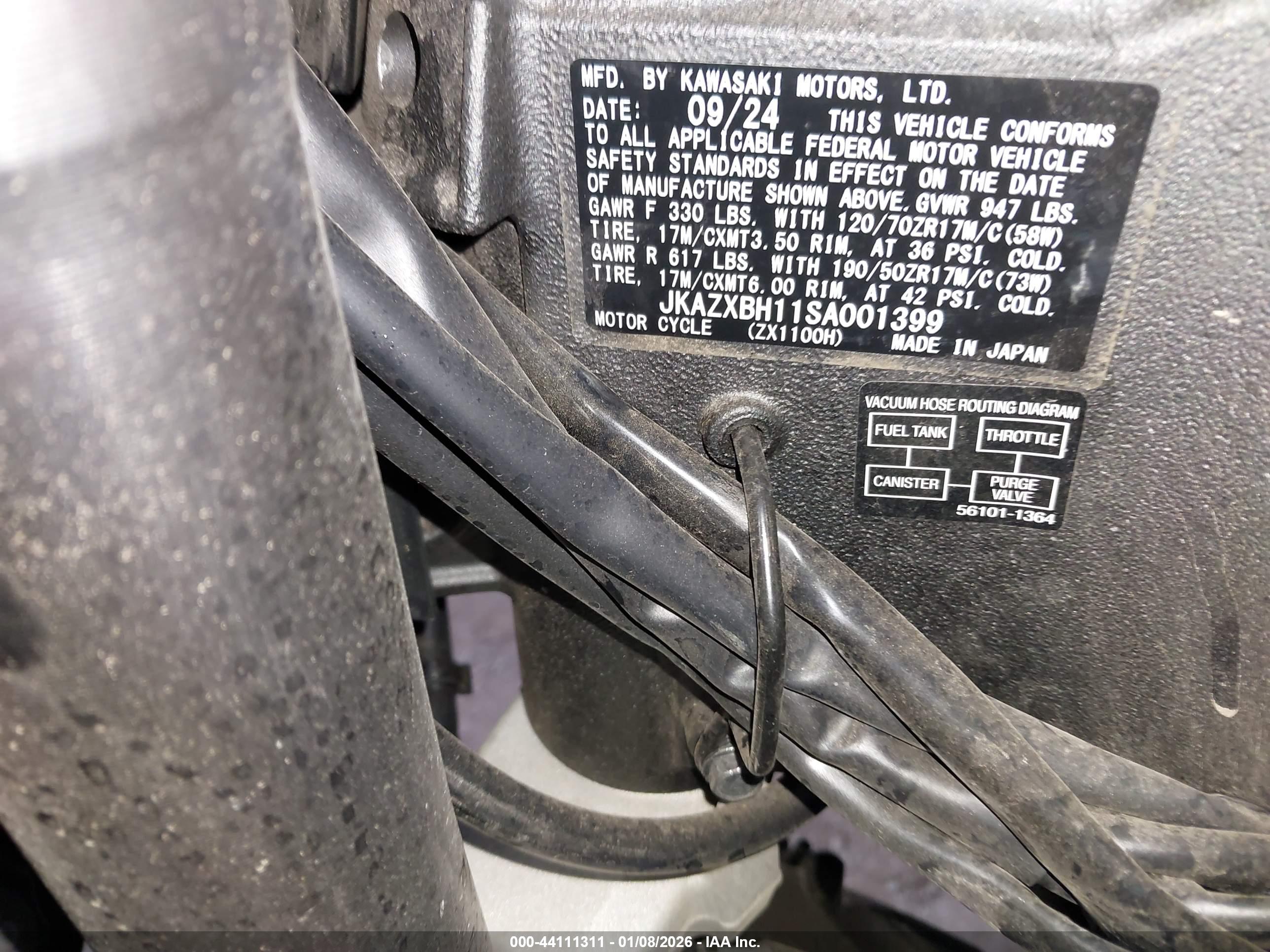 KAWASAKI ZX1100 image 10