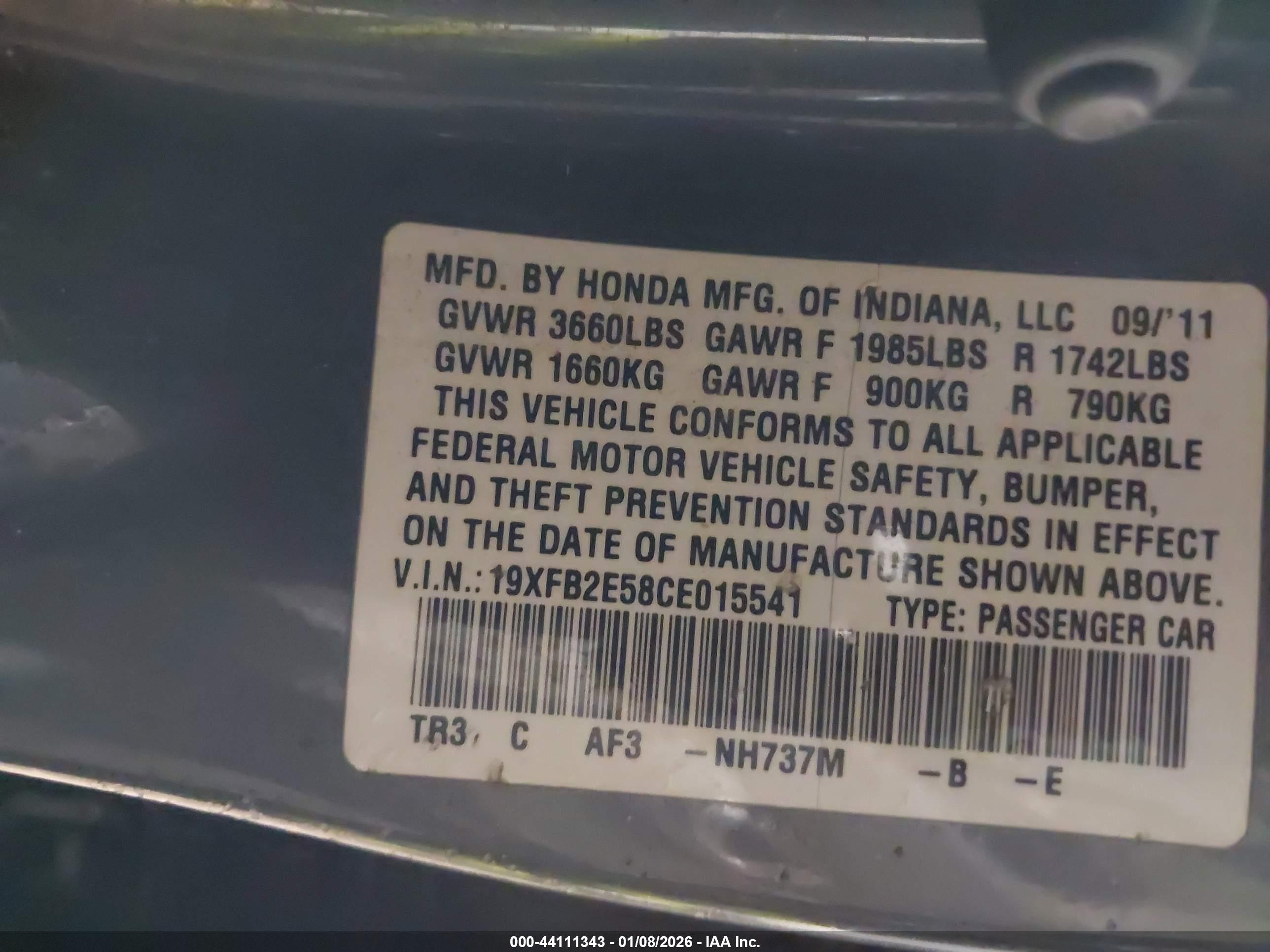 HONDA CIVIC image 9