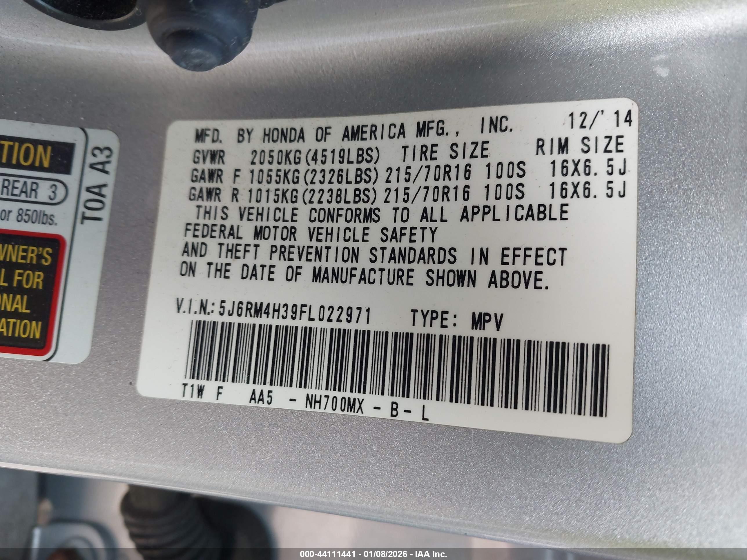 HONDA CR-V image 9