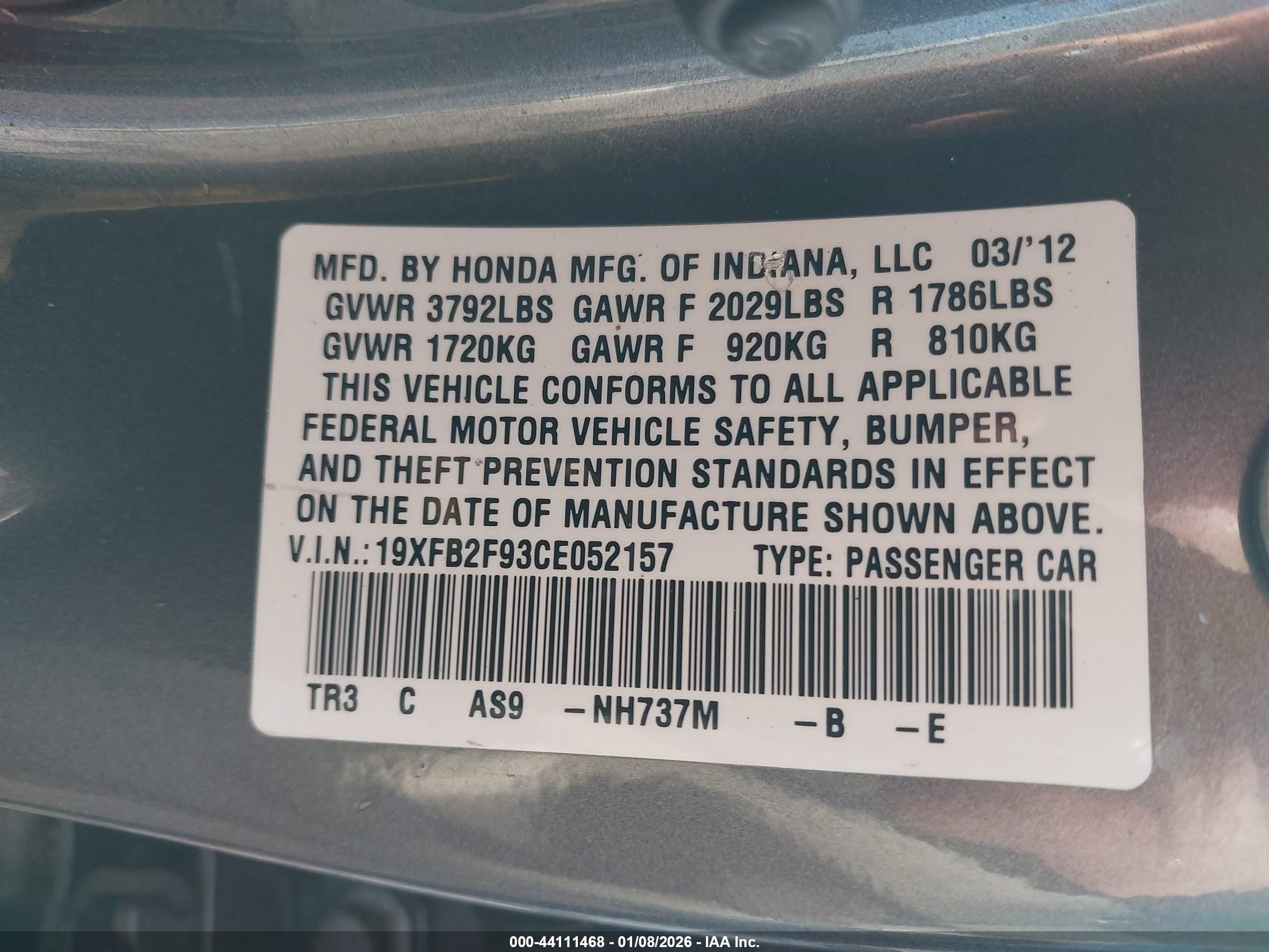 HONDA CIVIC image 9