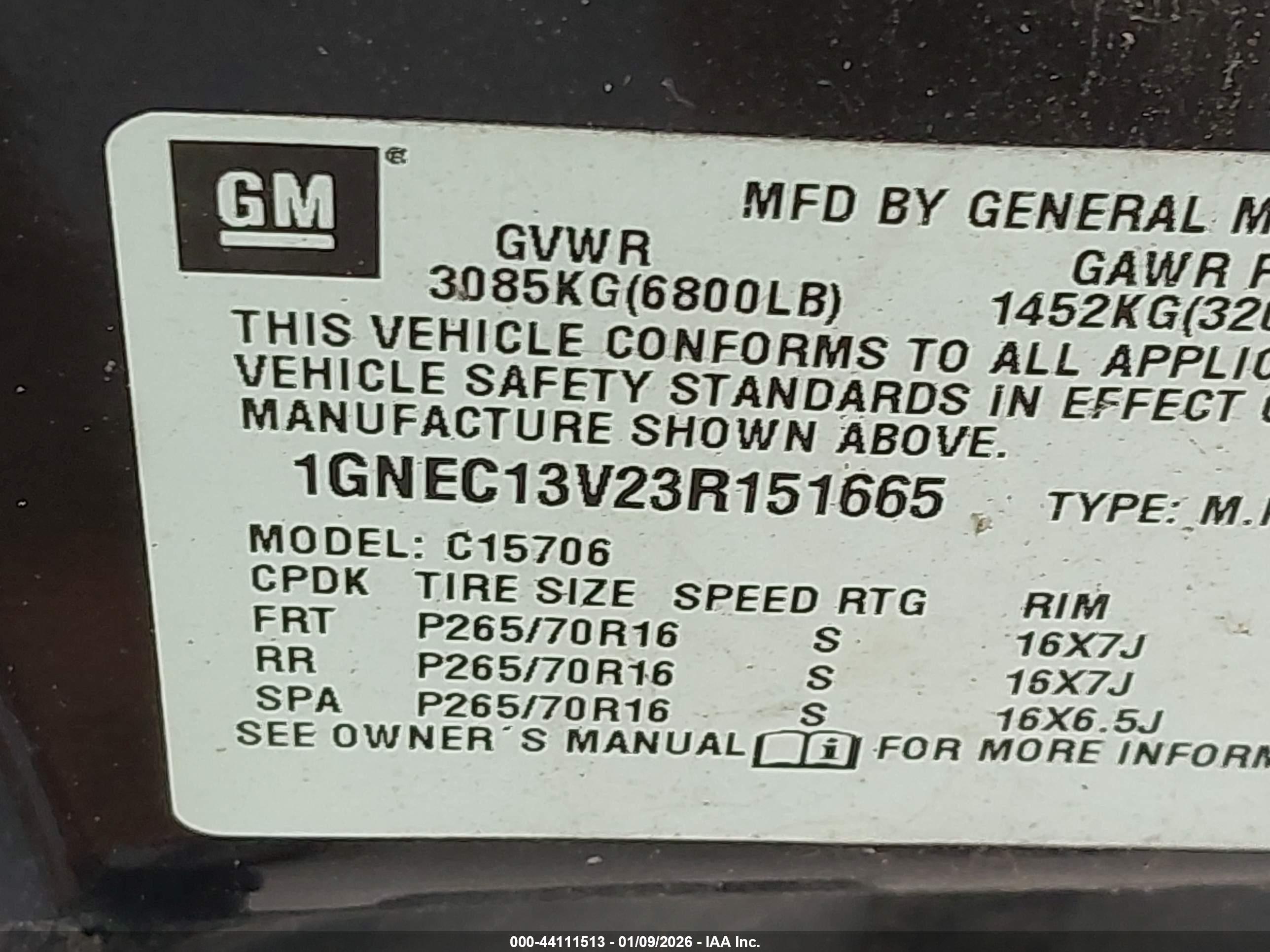 CHEVROLET TAHOE image 9