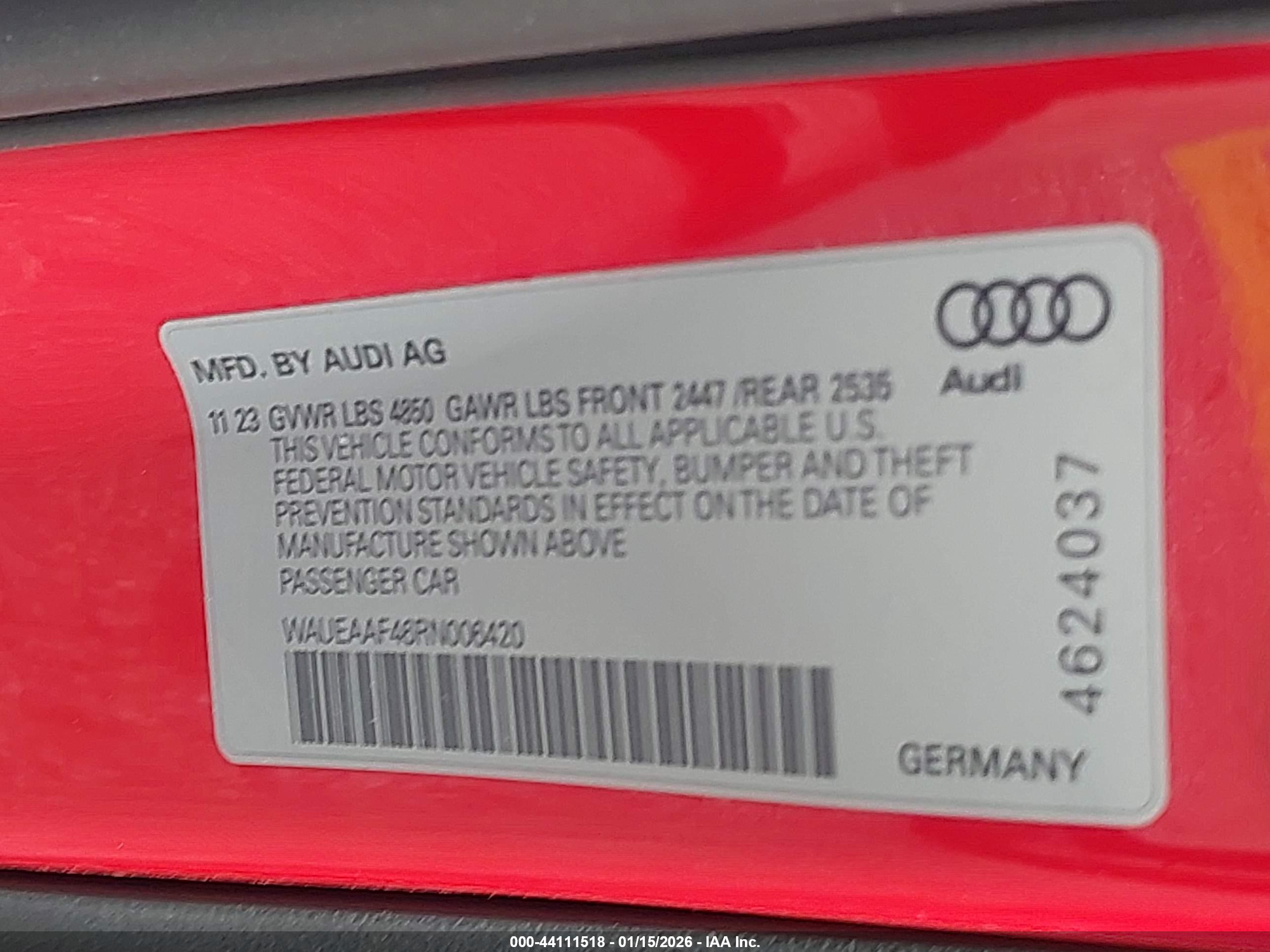 AUDI A4 image 9
