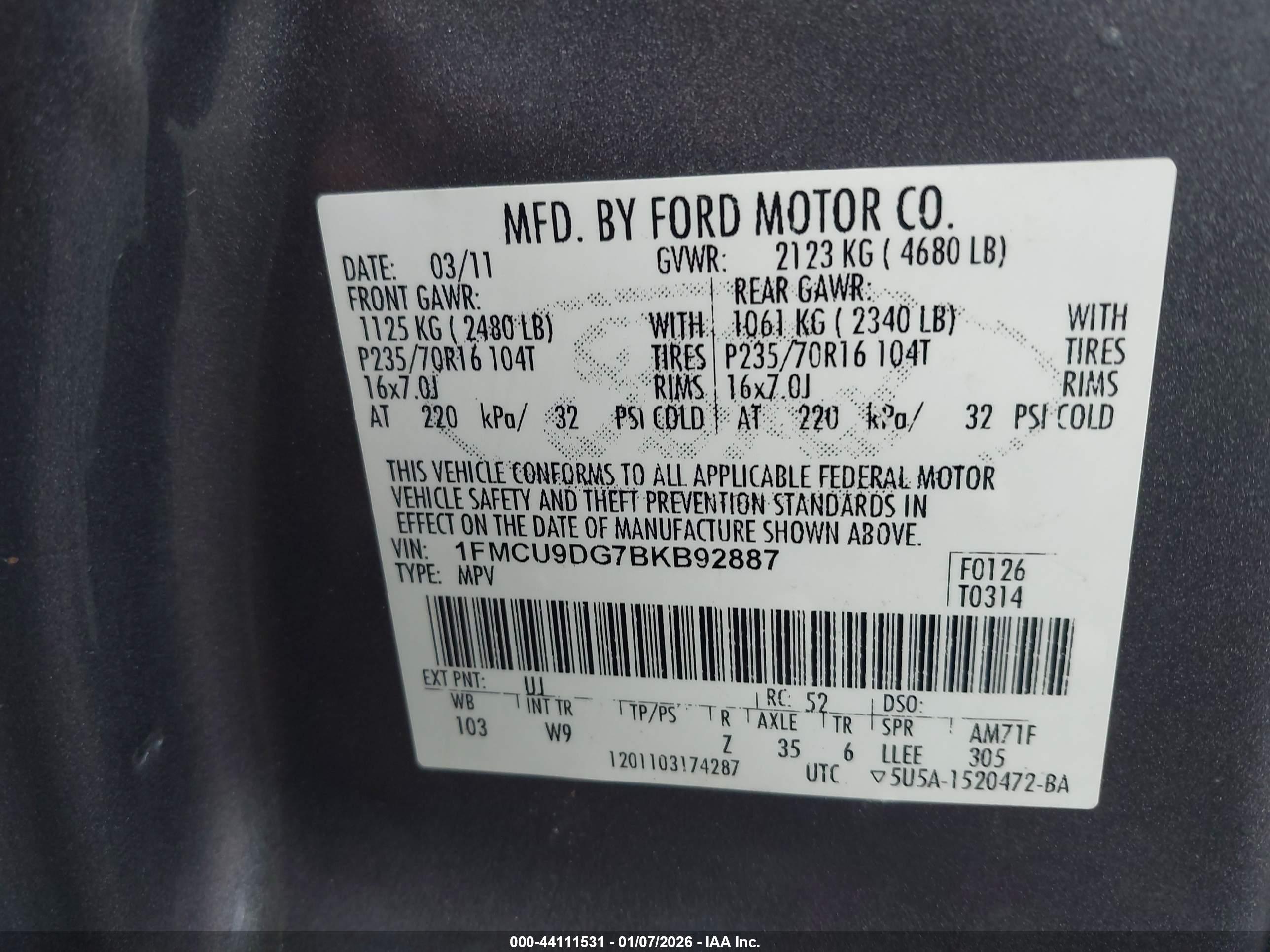 FORD ESCAPE image 9
