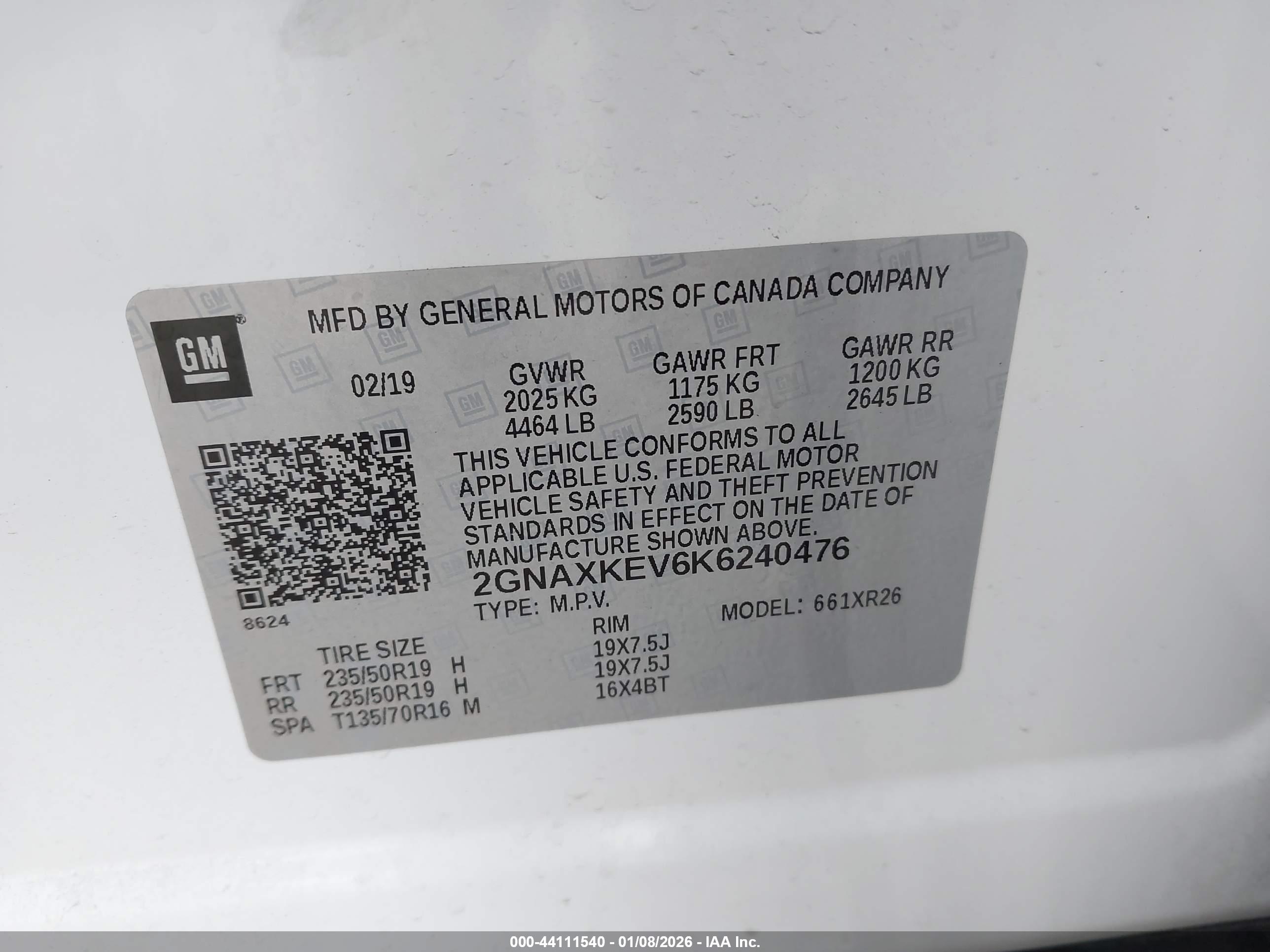 CHEVROLET EQUINOX image 9