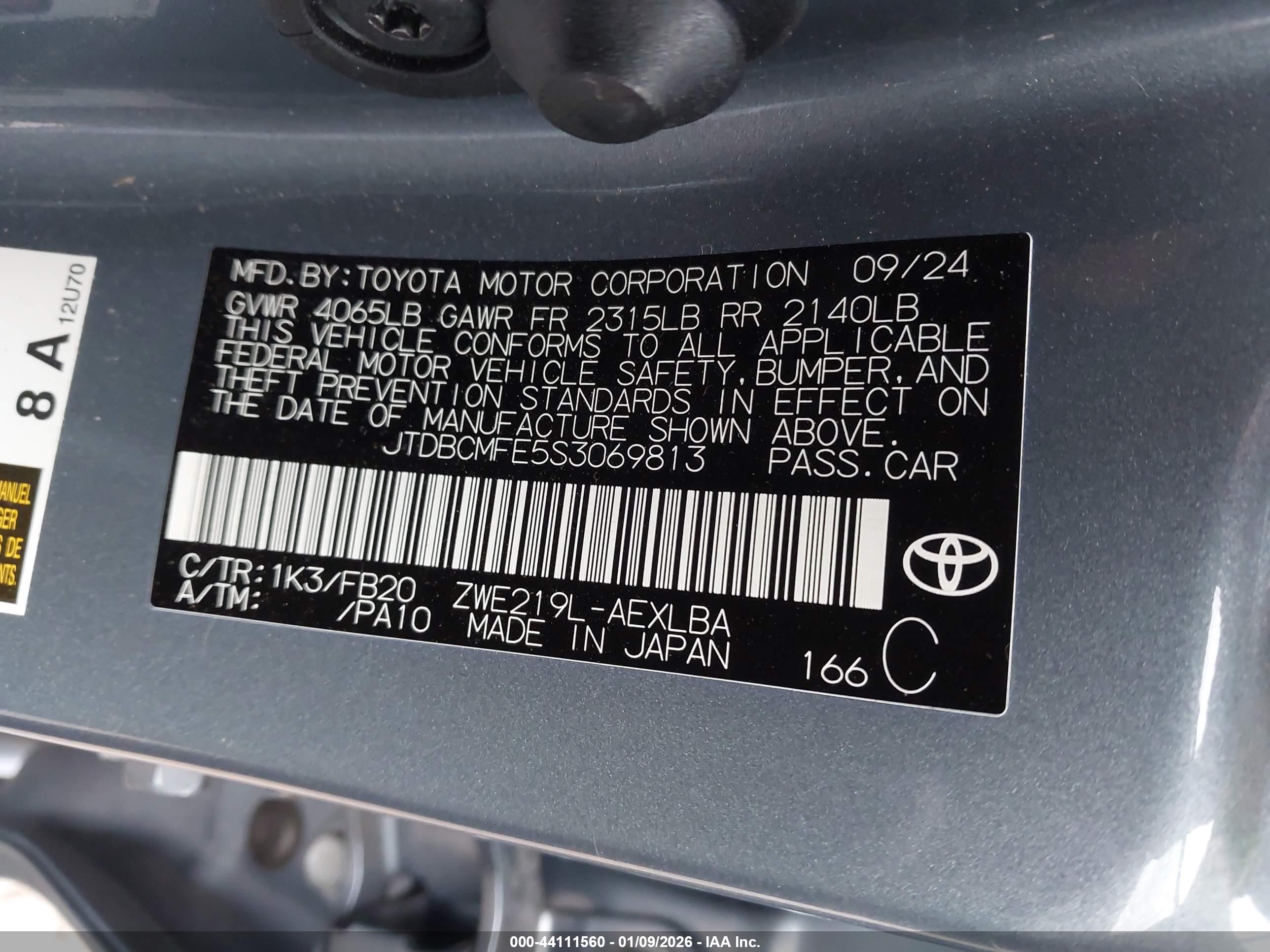 TOYOTA COROLLA image 9