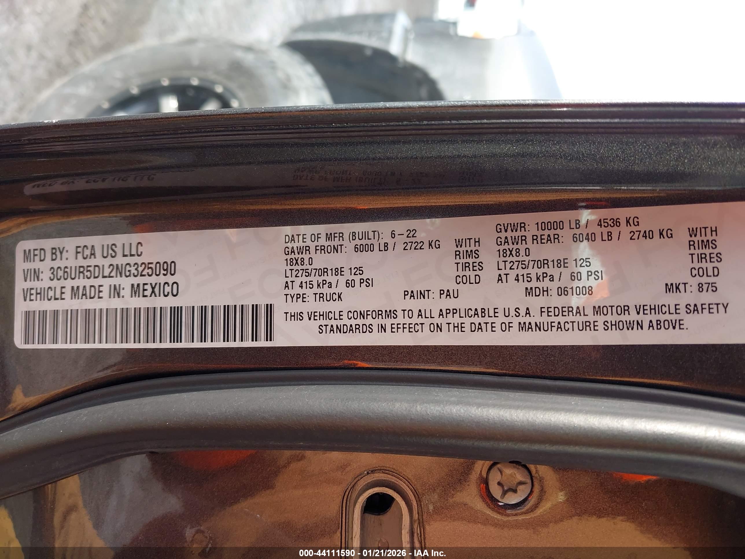 RAM 2500 image 9