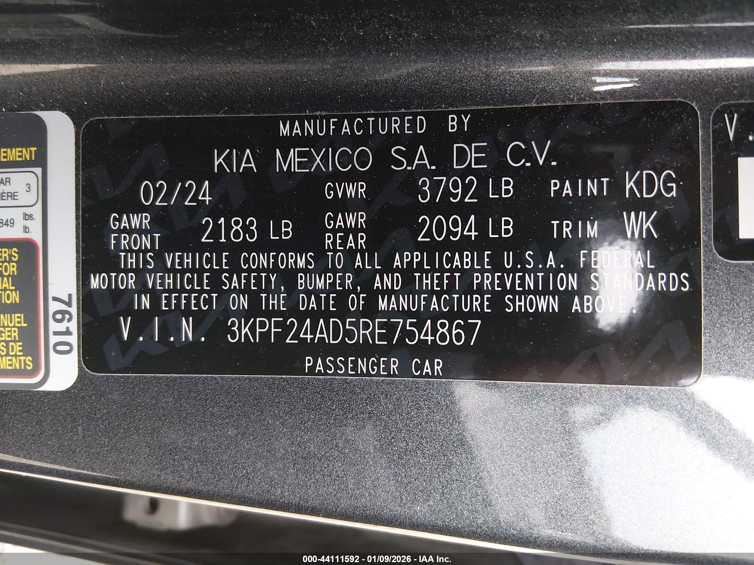 KIA FORTE image 9