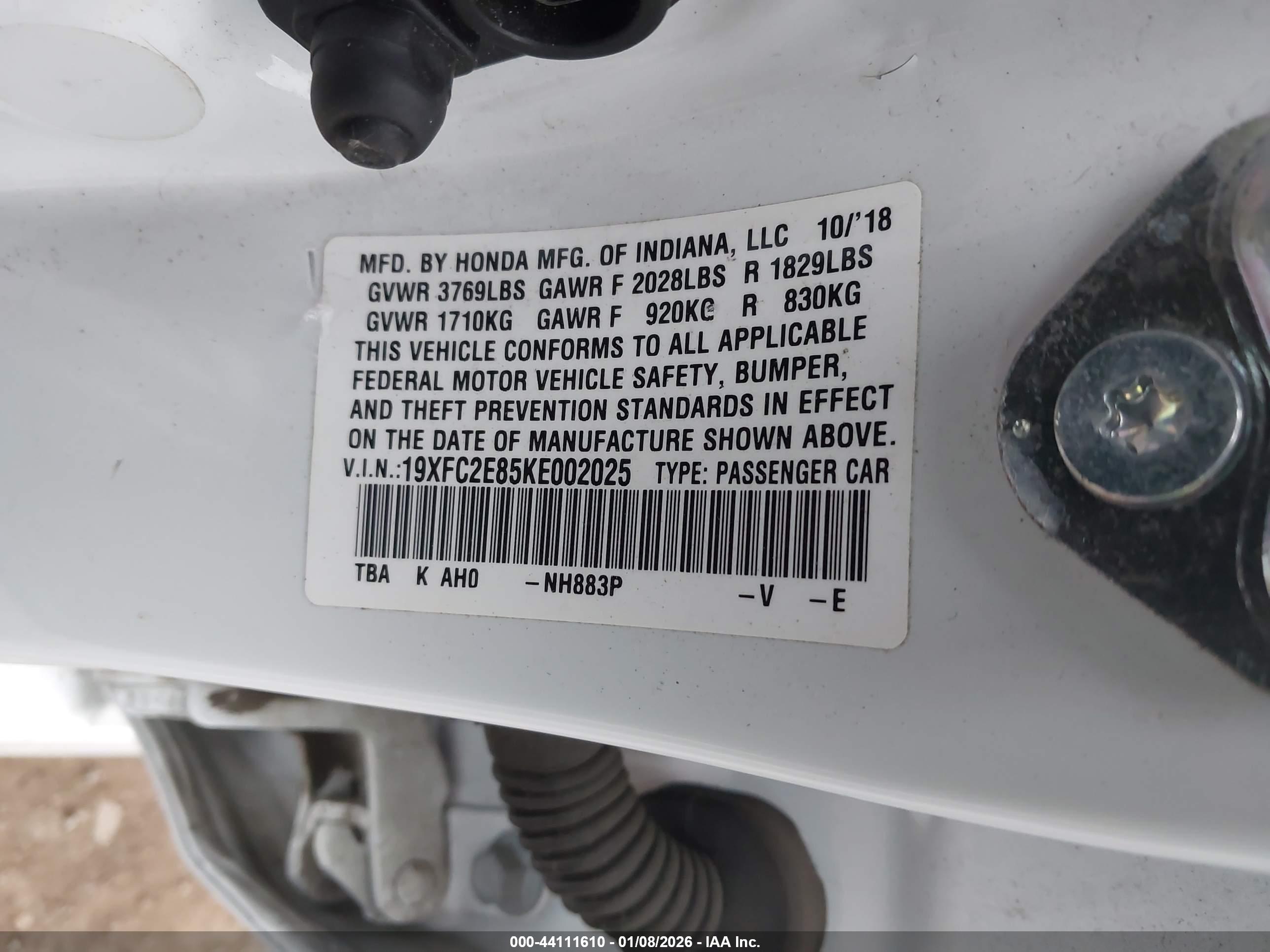 HONDA CIVIC image 9