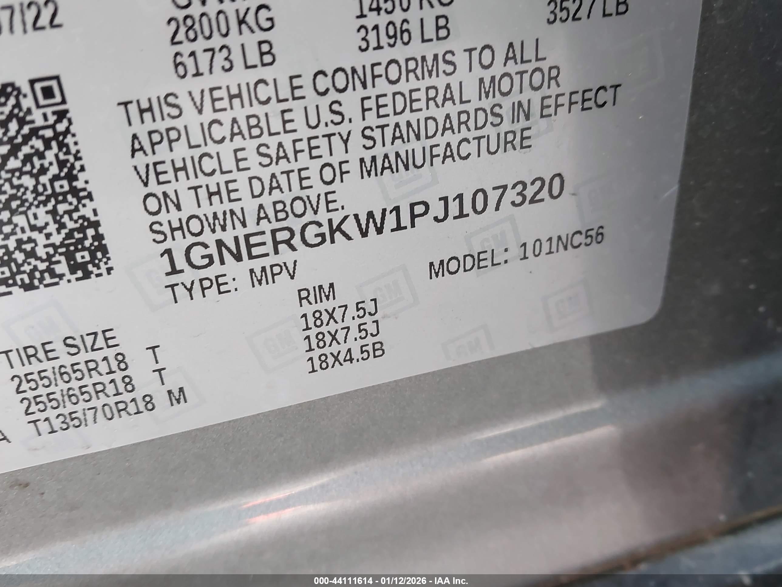 CHEVROLET TRAVERSE image 9