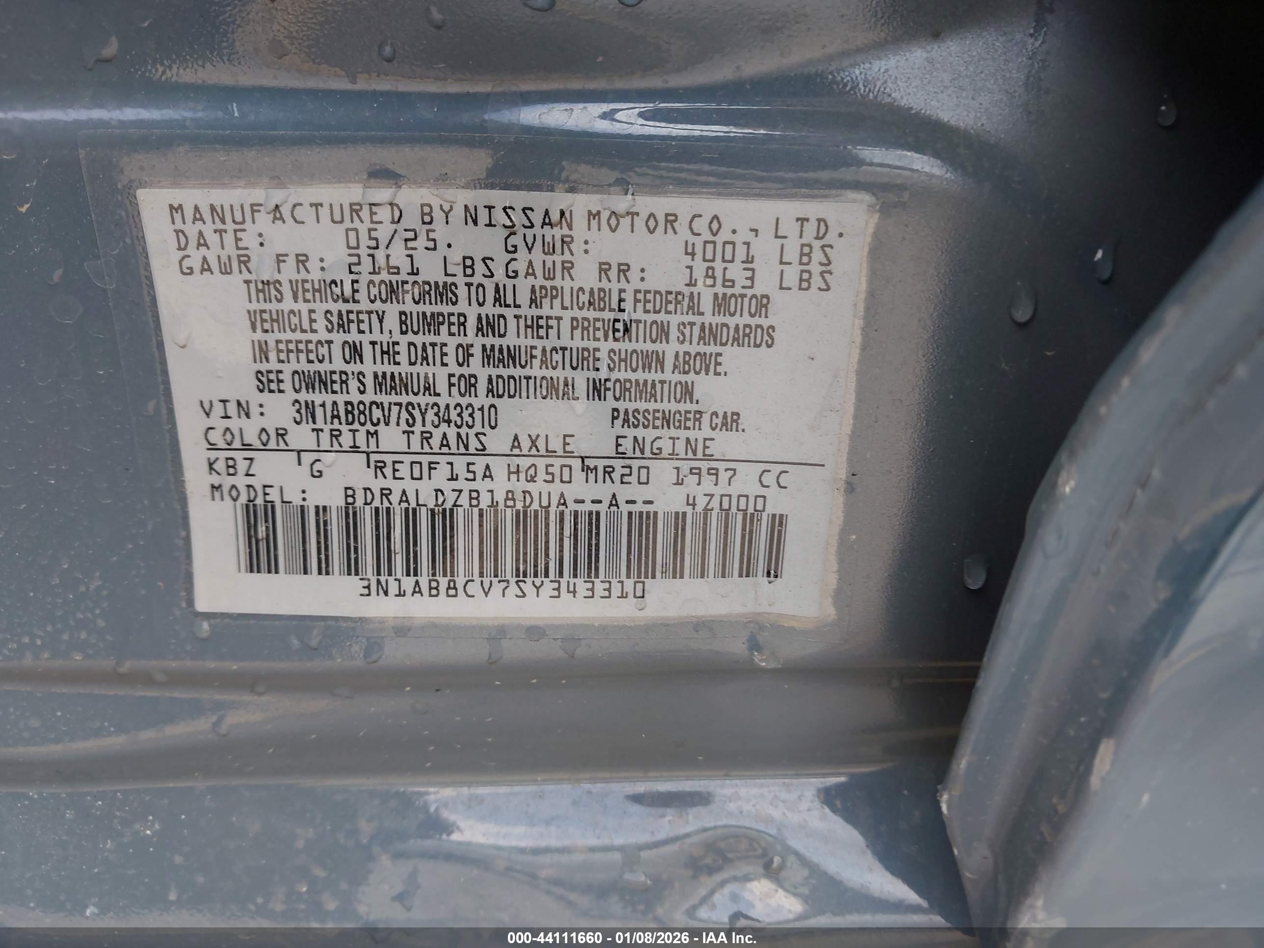 NISSAN SENTRA image 9