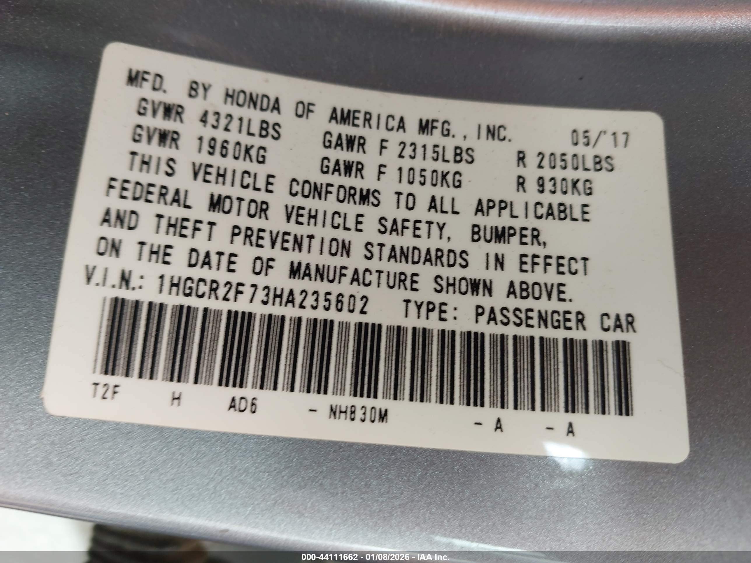 HONDA ACCORD image 9