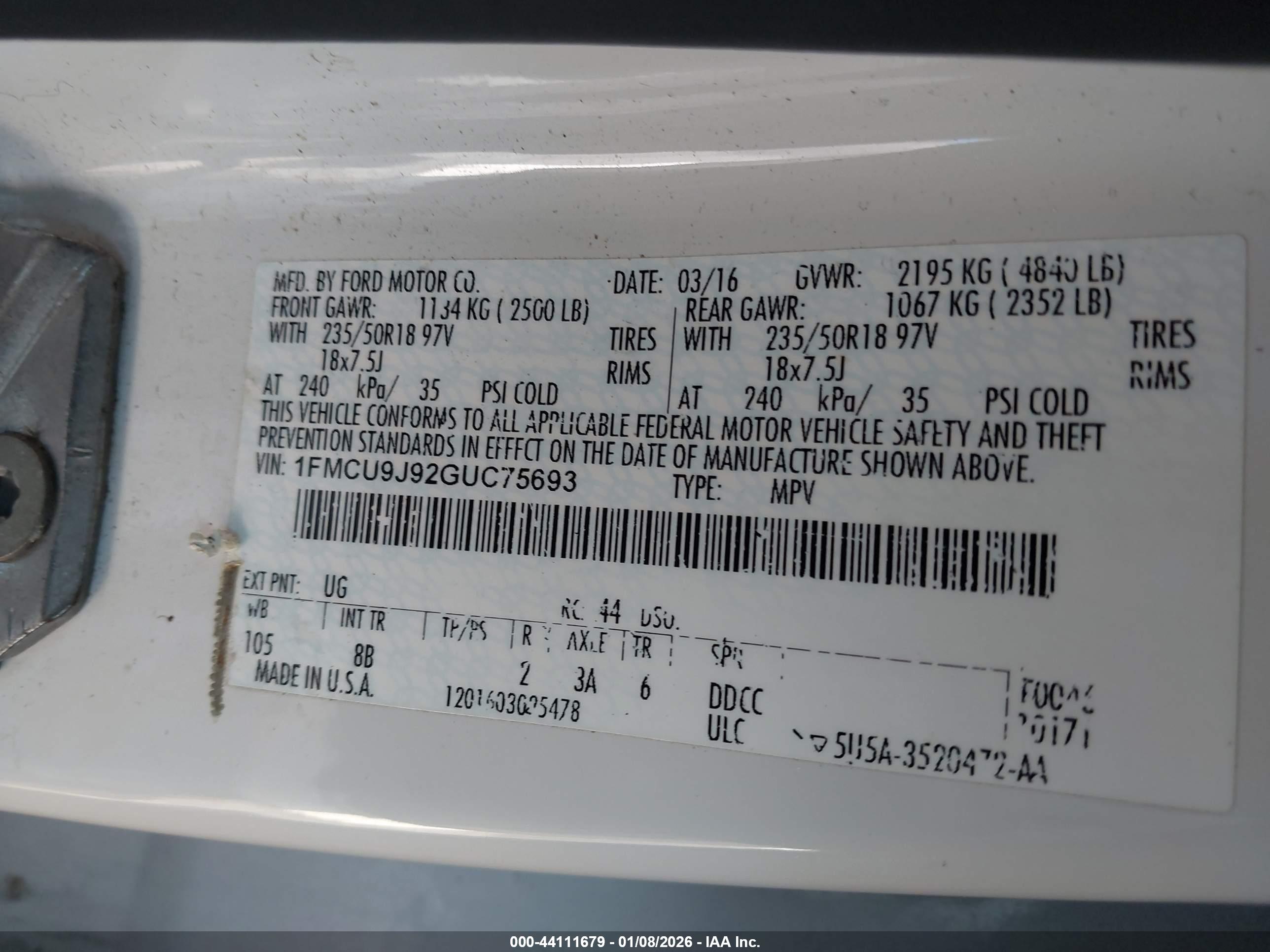 FORD ESCAPE image 9