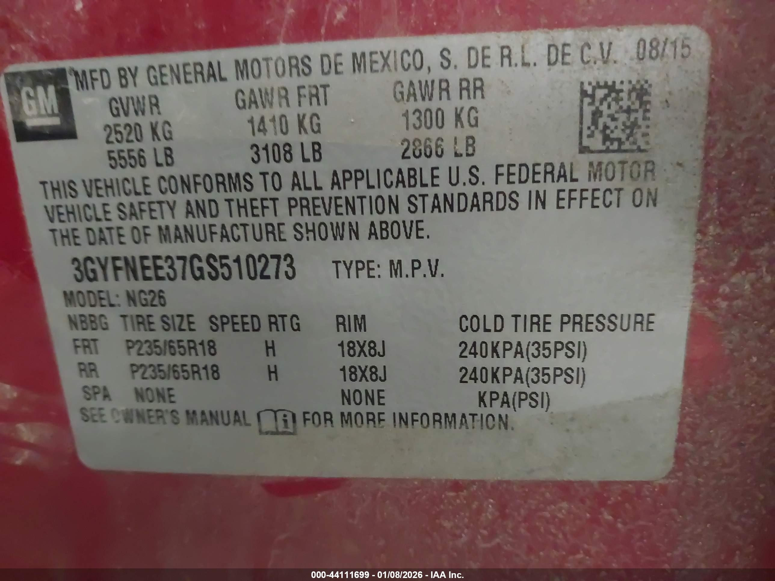 CADILLAC SRX image 9